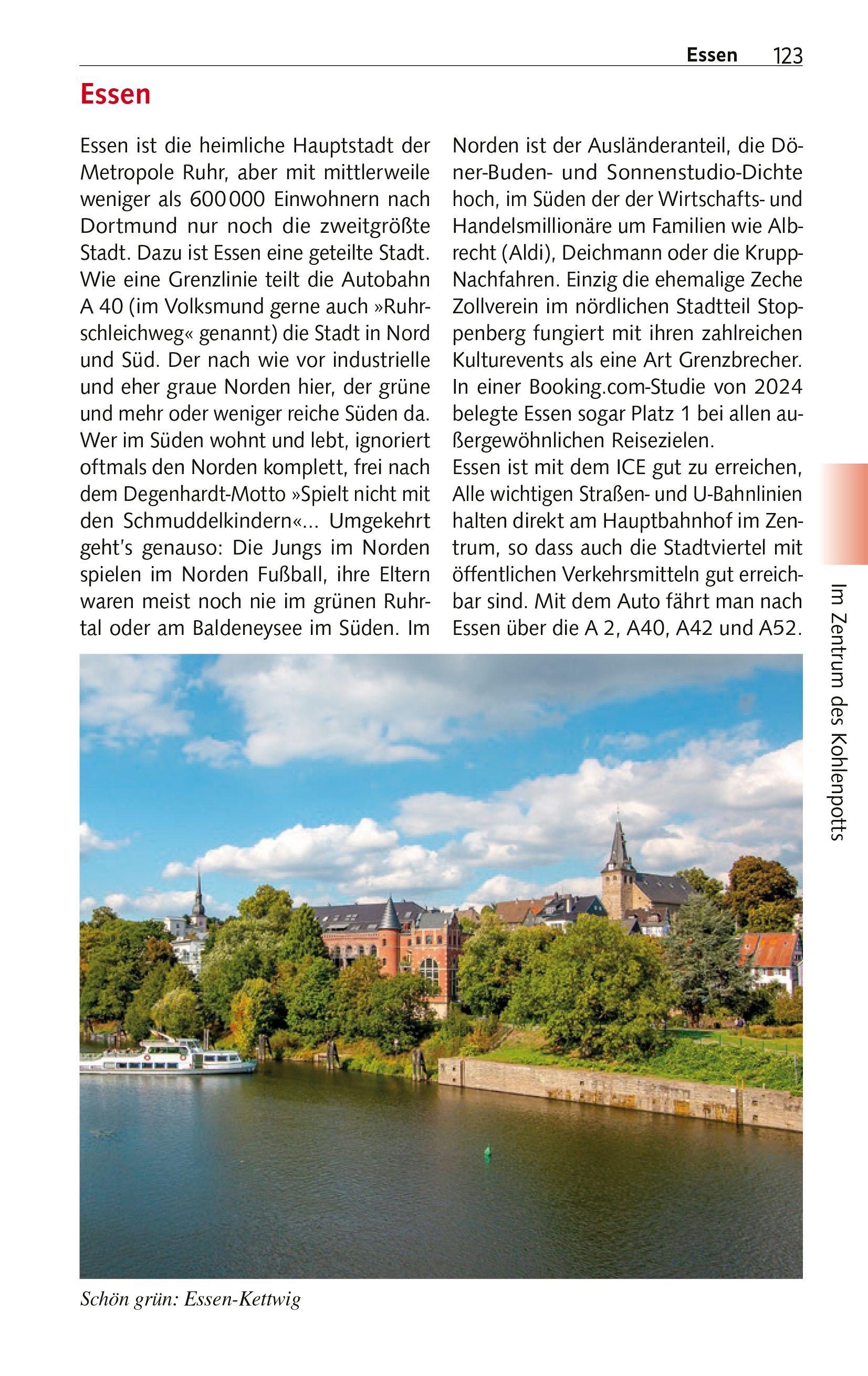 Beispielinhalt (Bild) TRESCHER Reiseführer Ruhrgebiet