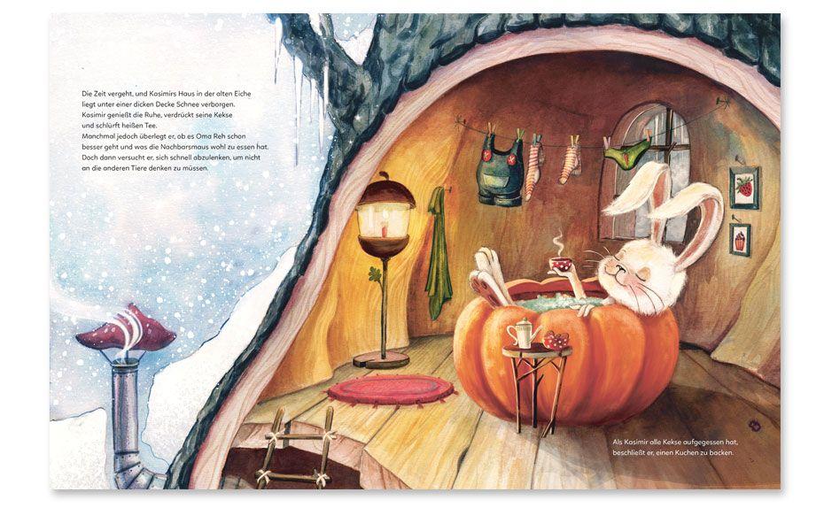 Beispielinhalt (Bild) Kasimir hat einen Vogel