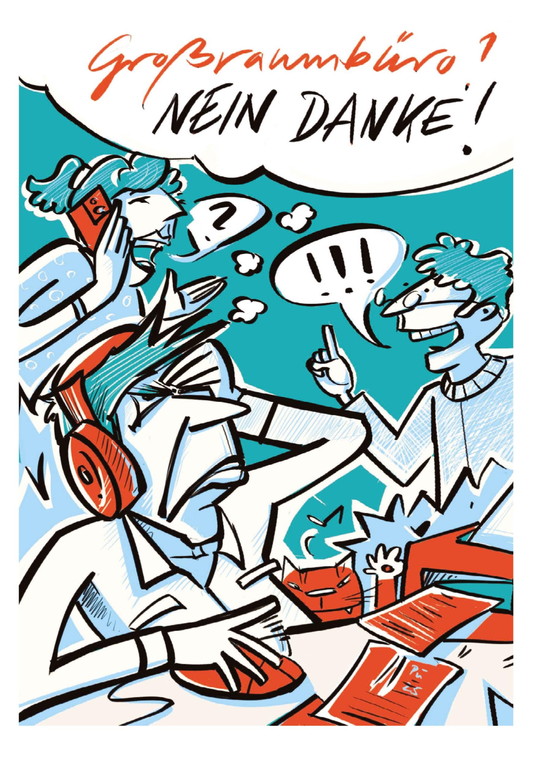 Vorderes Coverbild Großraumbüro? Nein danke!