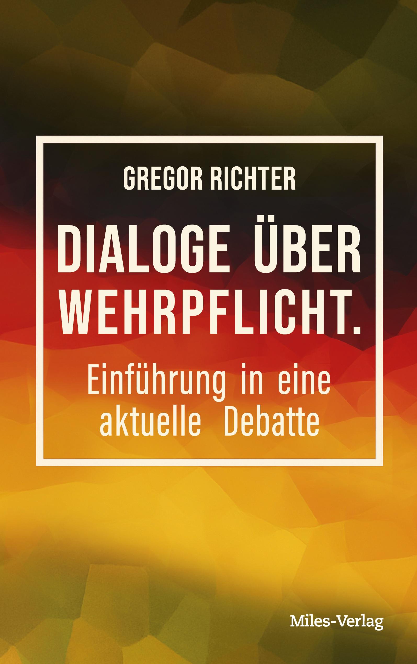Vorderes Coverbild Dialoge über Wehrpflicht