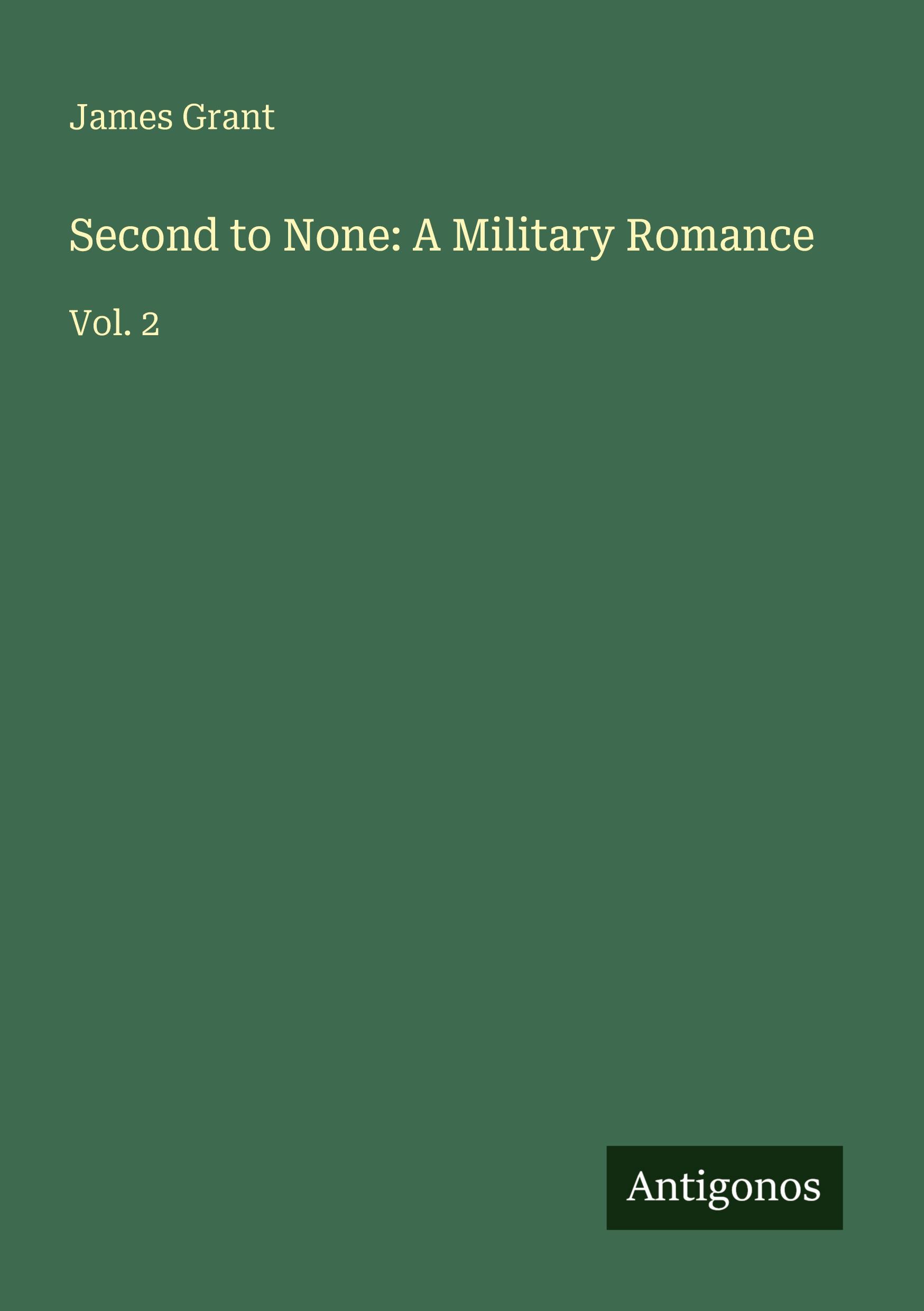 Vorderes Coverbild Second to None: A Military Romance