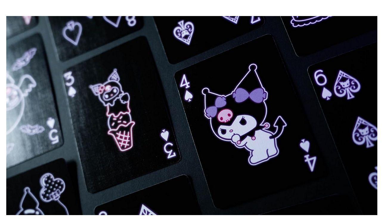 Beispielinhalt (Bild) Bicycle Kuromi (Designer Spielkarten, Poker, Skat...)