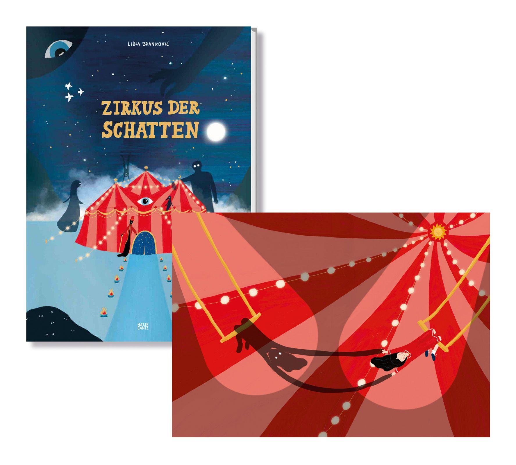 Vorderes Coverbild Zirkus der Schatten - Ein magisches Bilderbuch über Gefühle, Angst und Mut für Kinder ab 4 Jahren