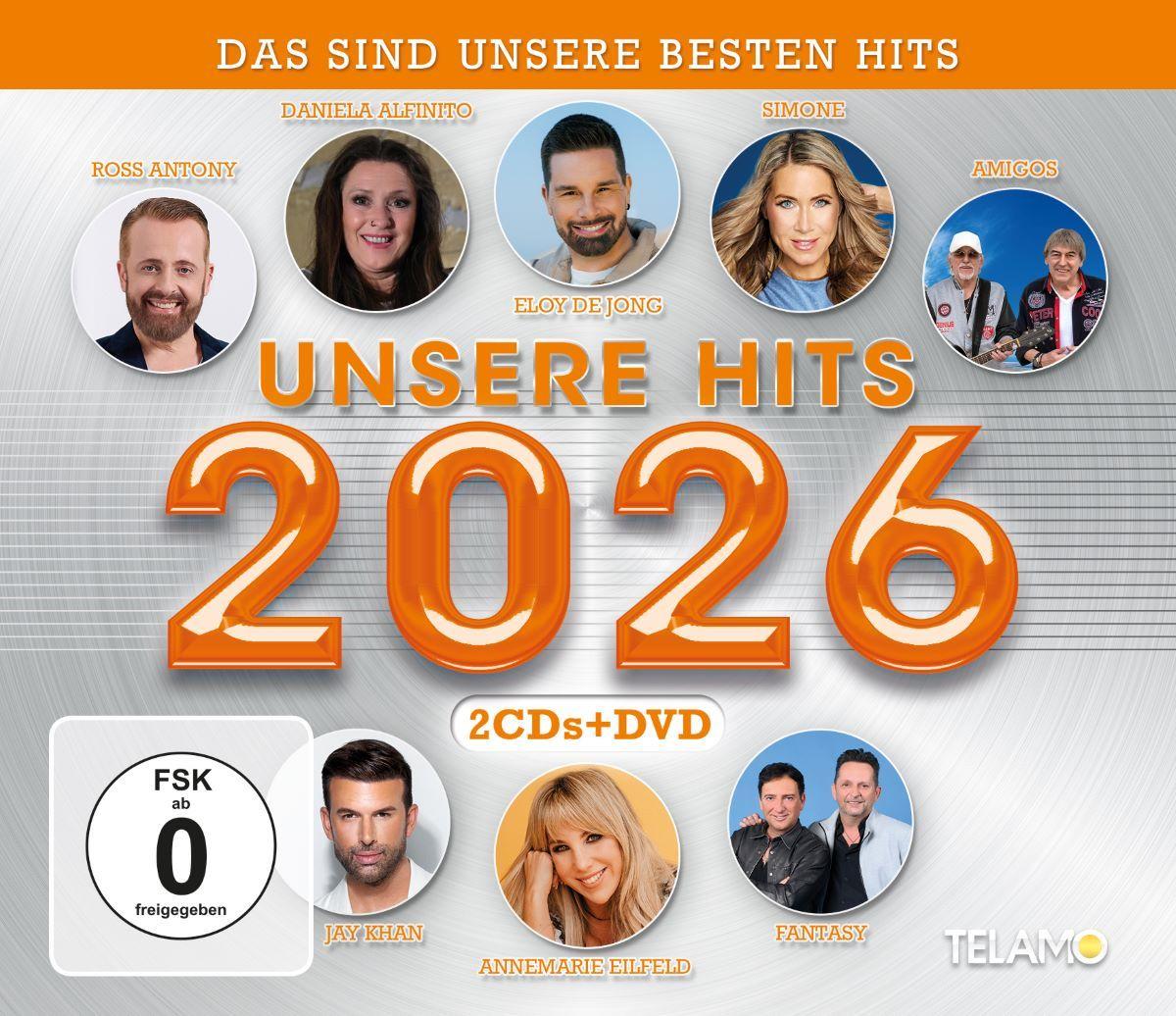 Vorderes Coverbild Unsere Hits 2026
