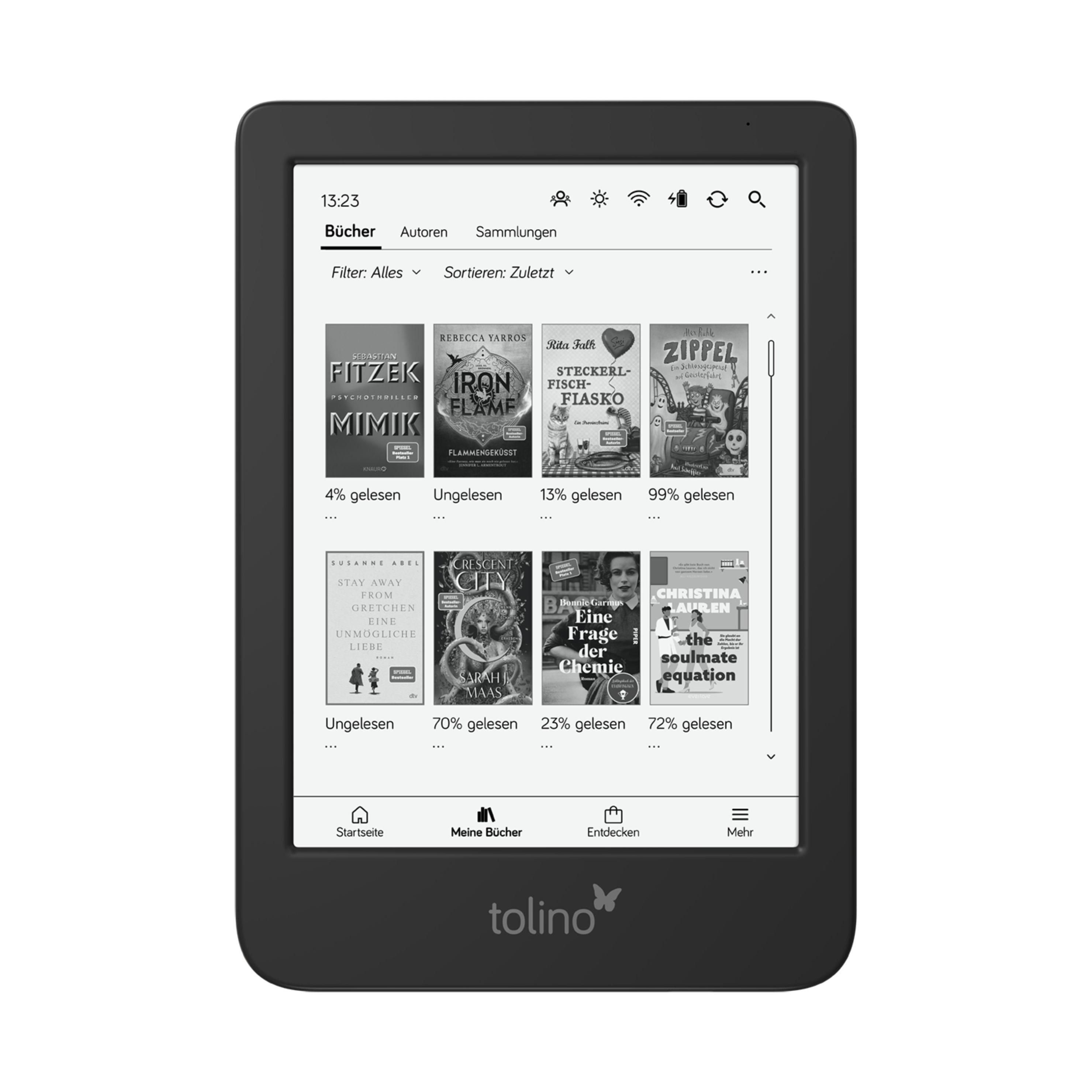 Vorderes Coverbild tolino shine