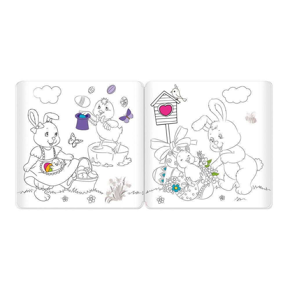 Beispielinhalt (Bild) TRÖTSCH - Stickermalbuch Ostern