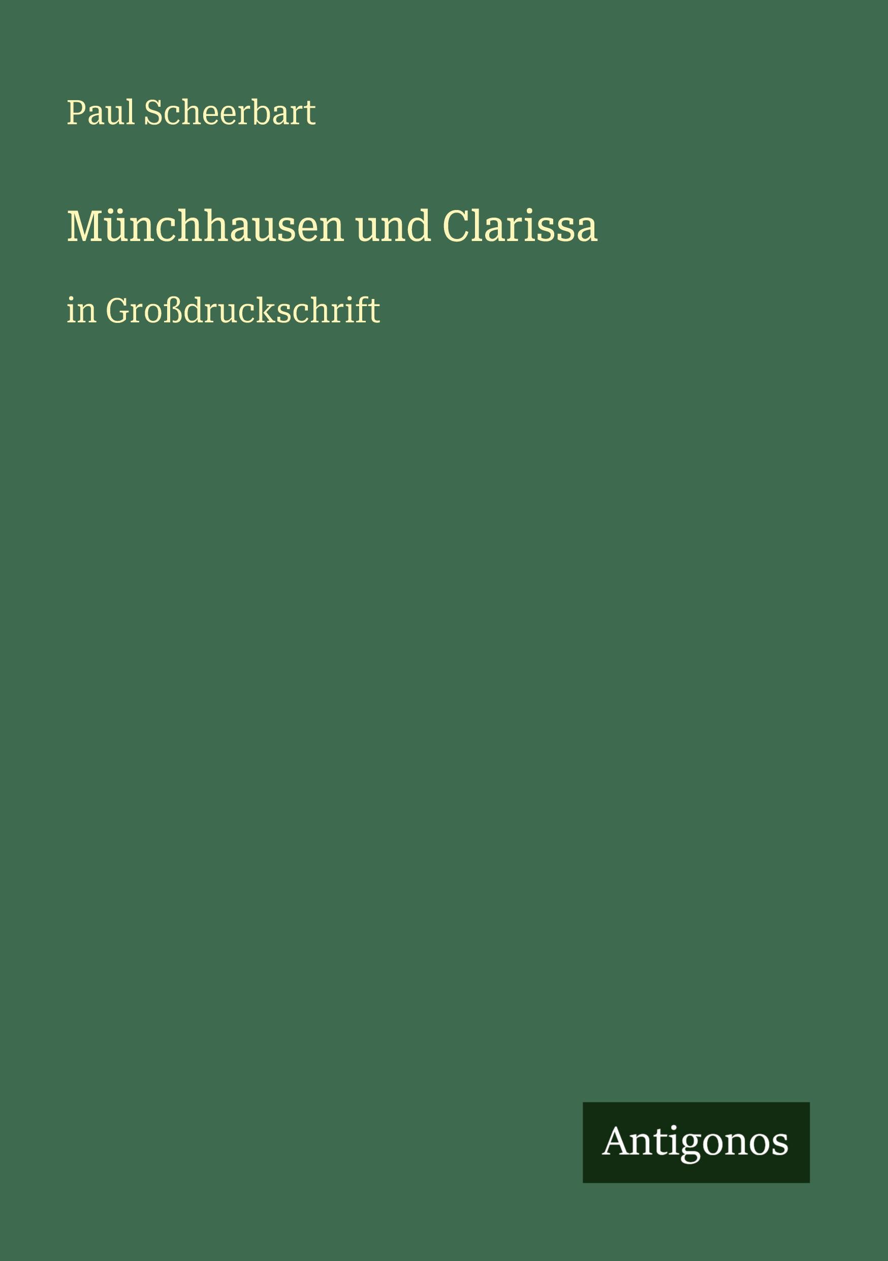 Vorderes Coverbild Münchhausen und Clarissa