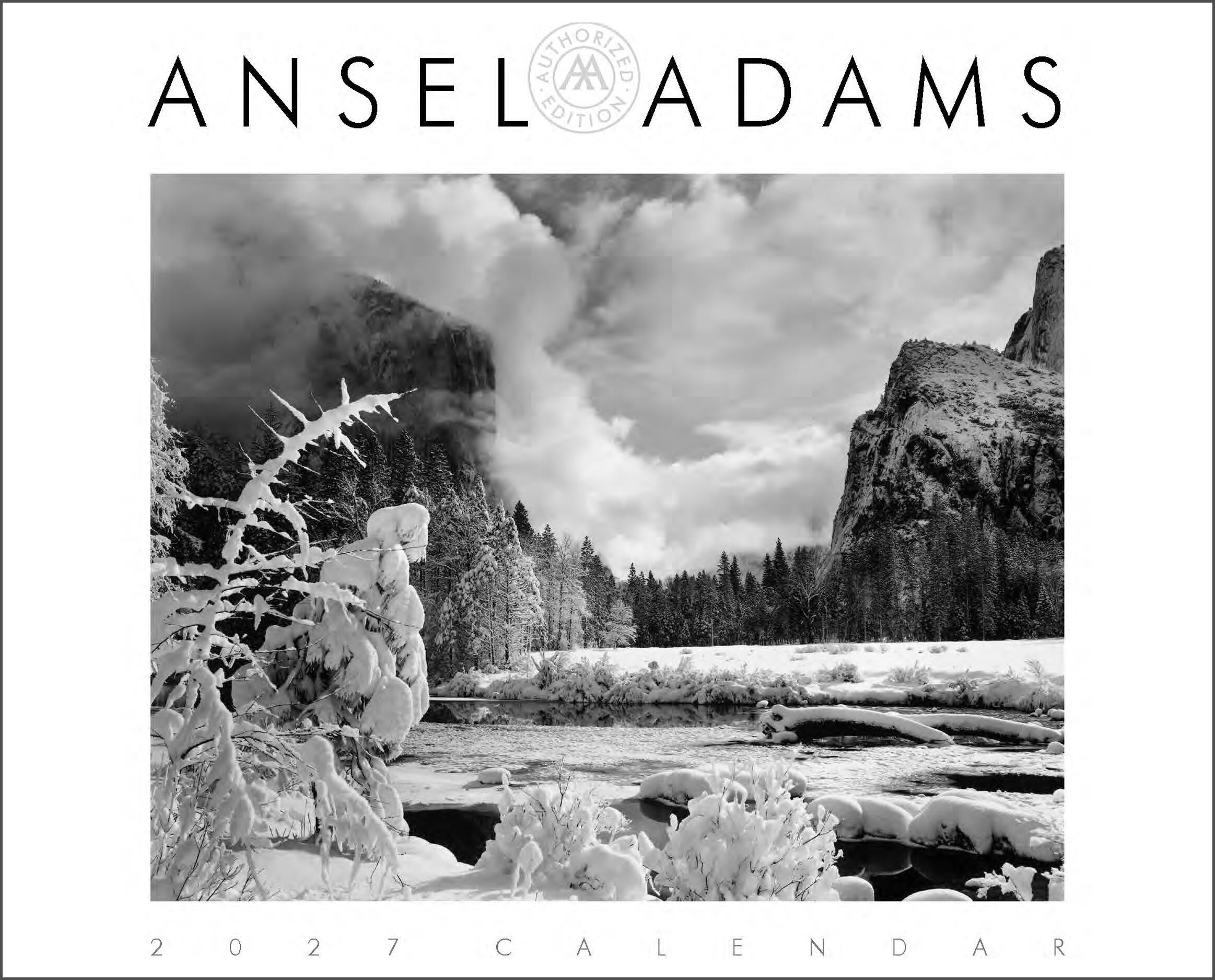 Vorderes Coverbild Ansel Adams 2027 Wall Calendar