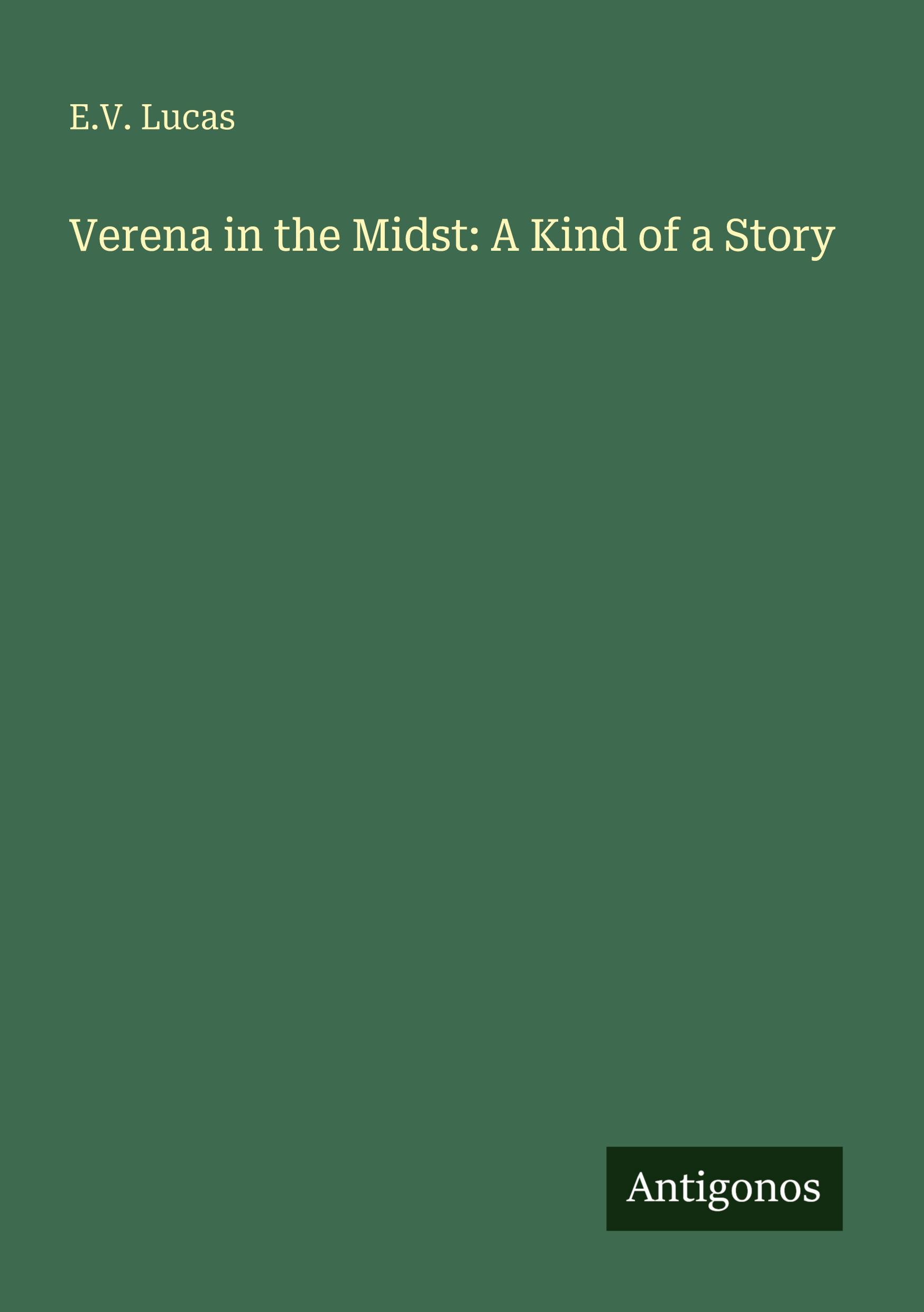 Vorderes Coverbild Verena in the Midst: A Kind of a Story