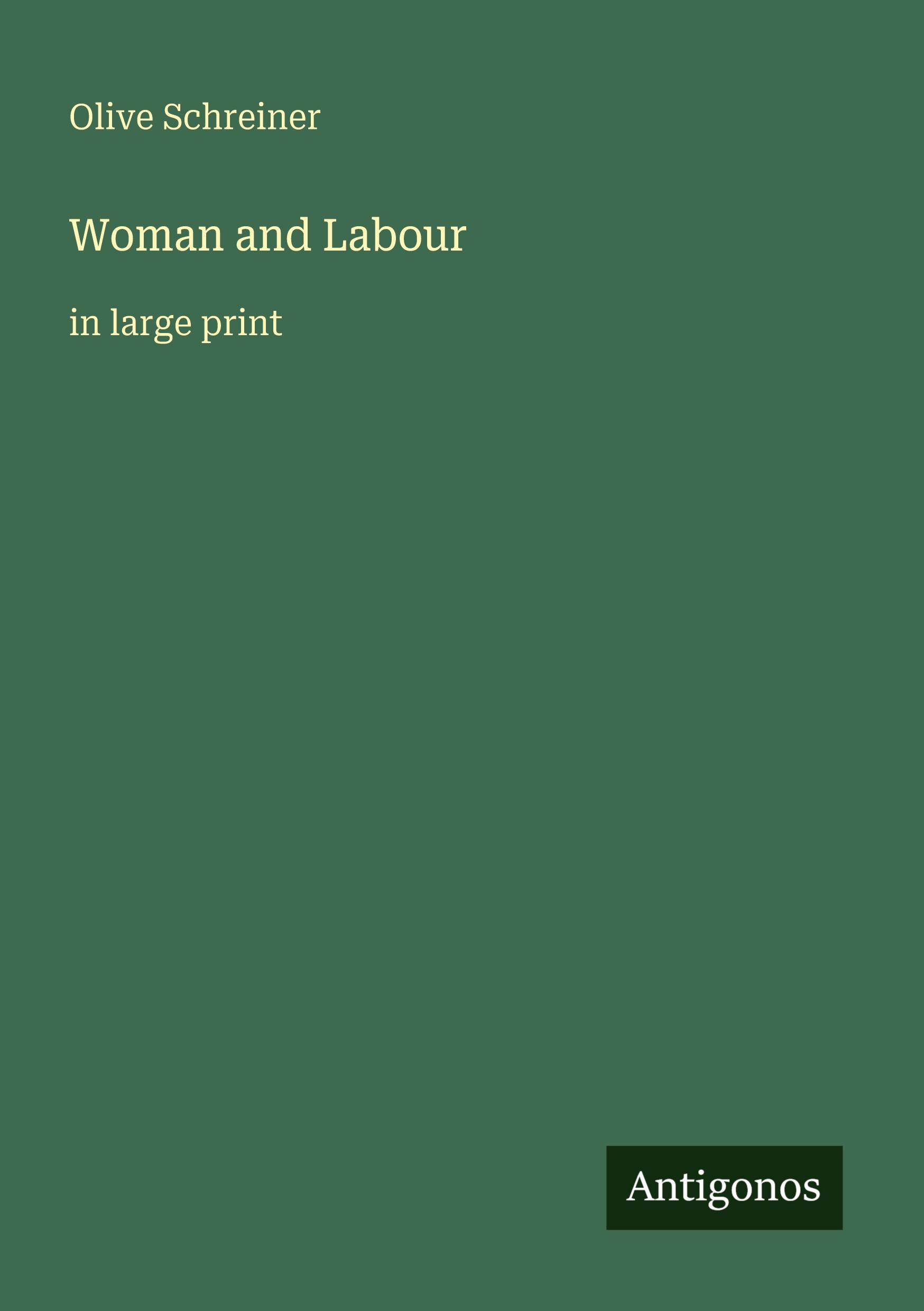 Vorderes Coverbild Woman and Labour