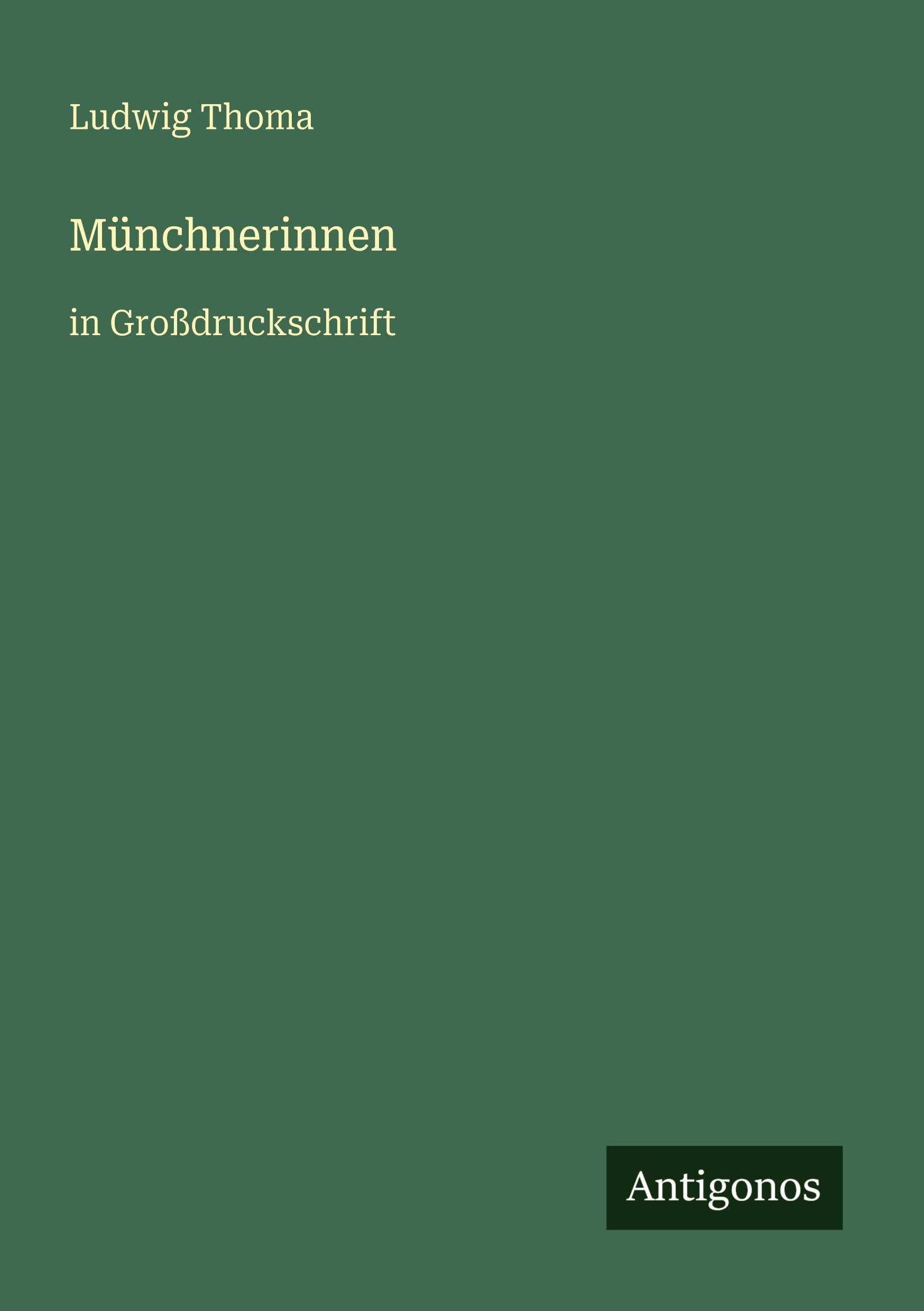Vorderes Coverbild Münchnerinnen
