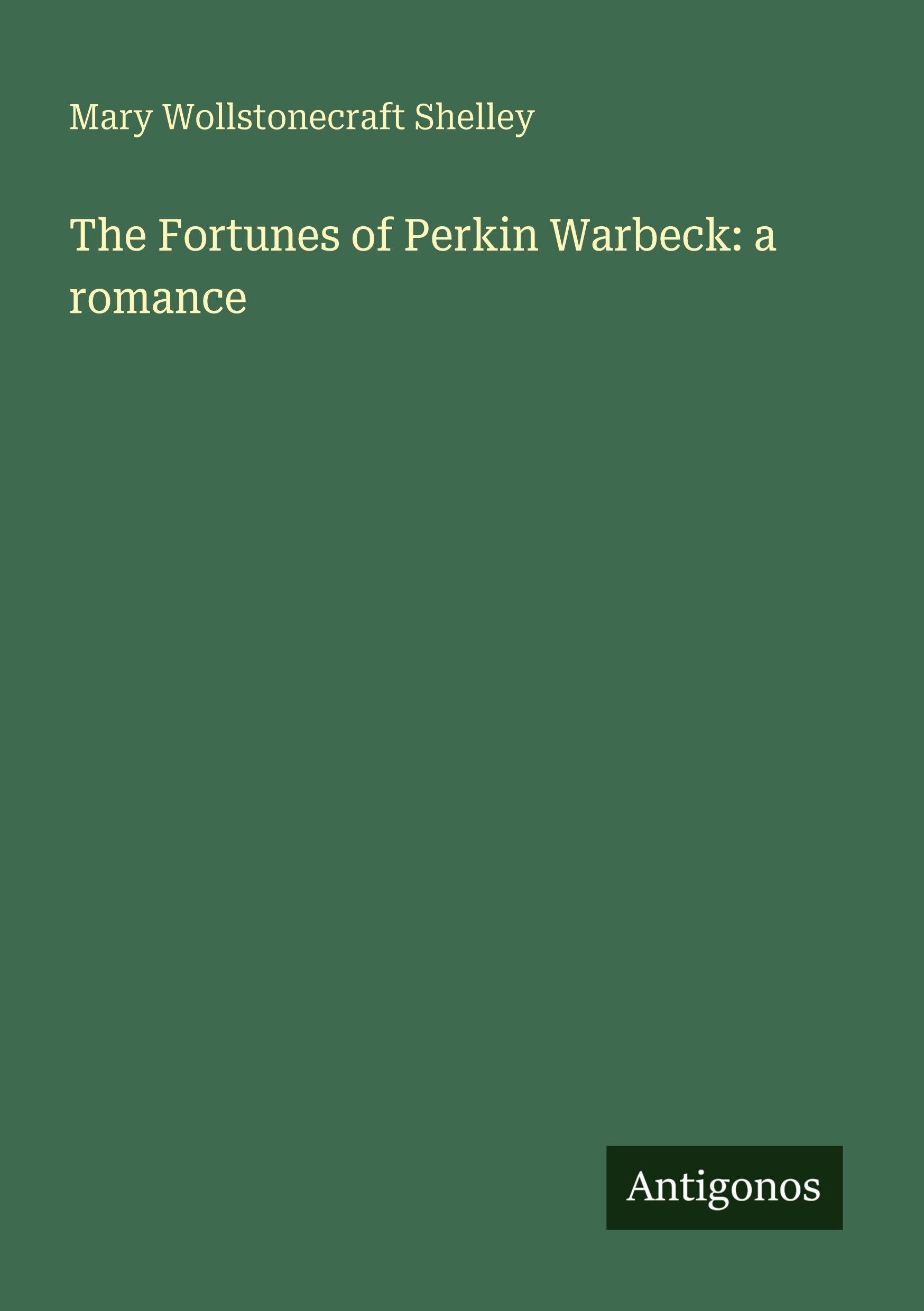 Vorderes Coverbild The Fortunes of Perkin Warbeck: a romance