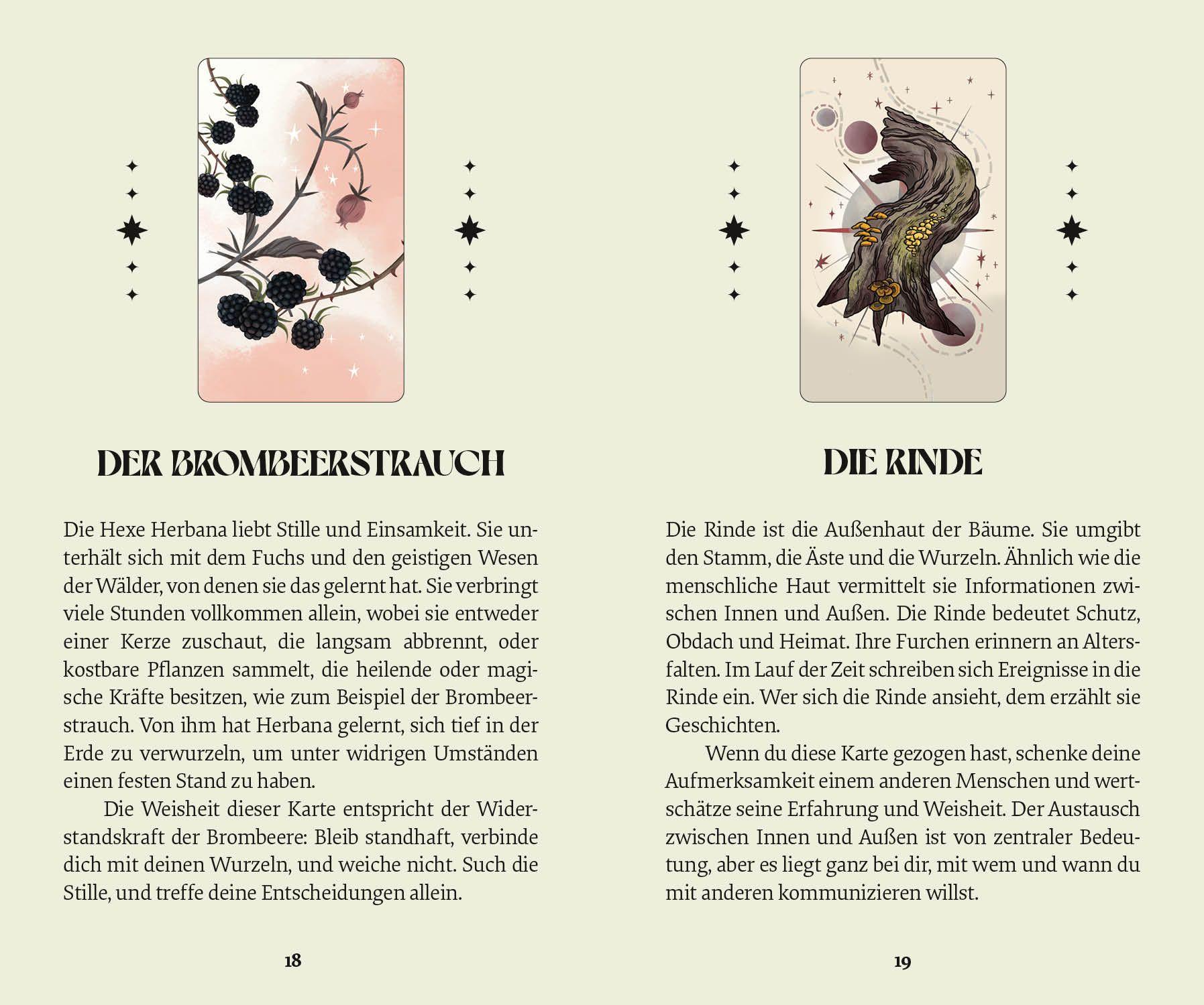 Beispielinhalt (Bild) Herbana Hexenorakel