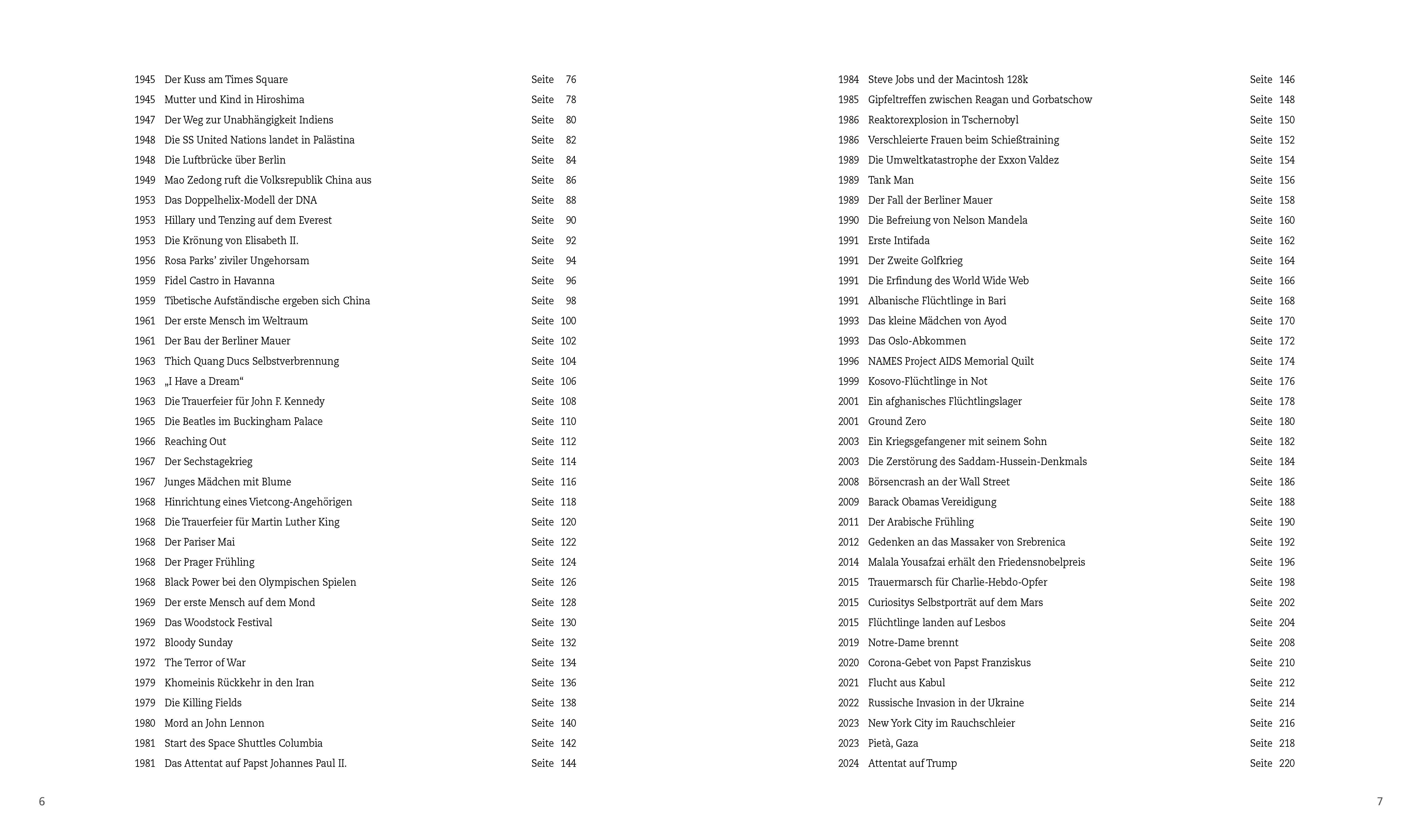 Beispielinhalt (Bild) 100 Fotos, die unsere Welt veränderten