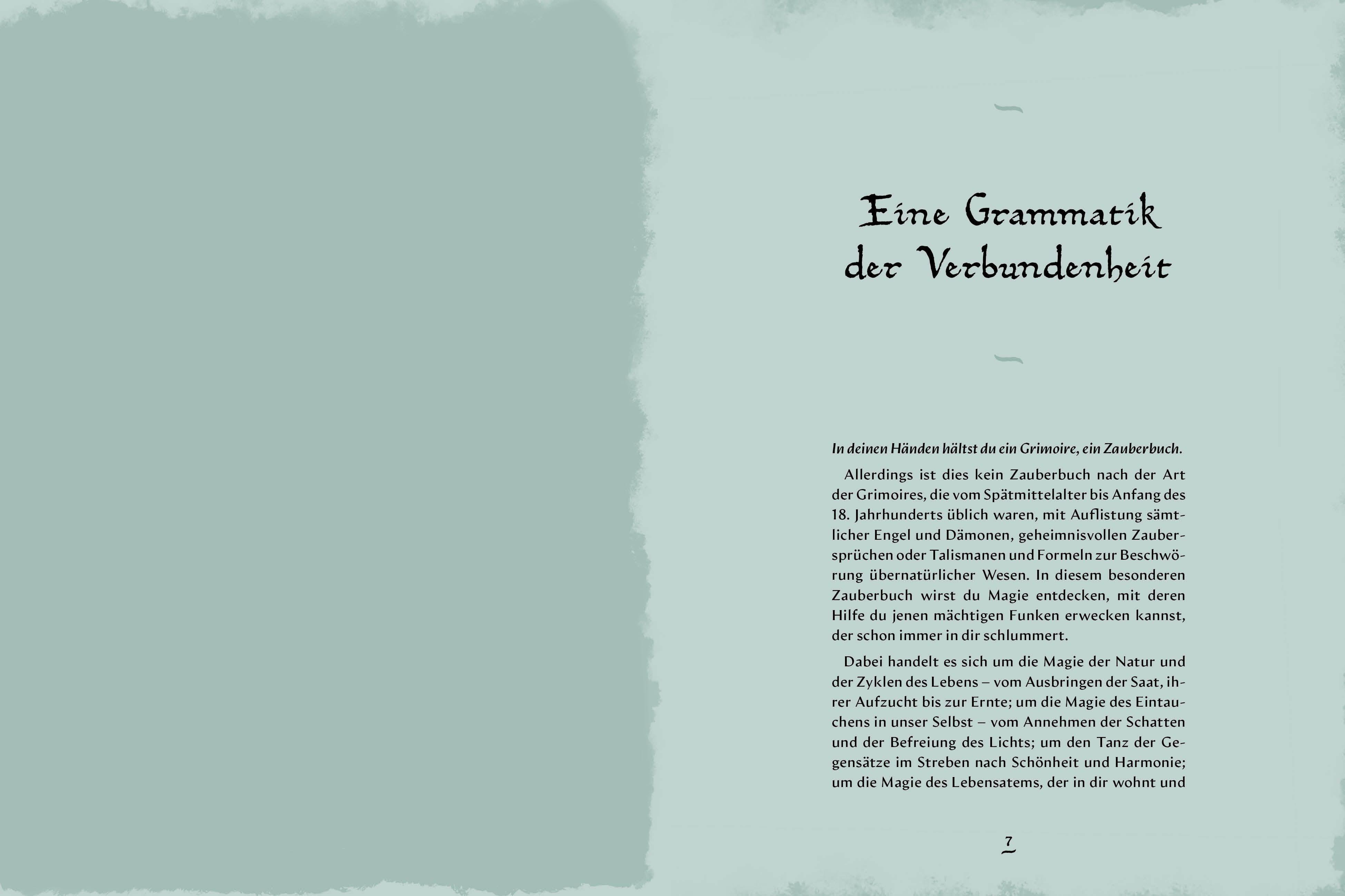 Beispielinhalt (Bild) Grimoire Wellness