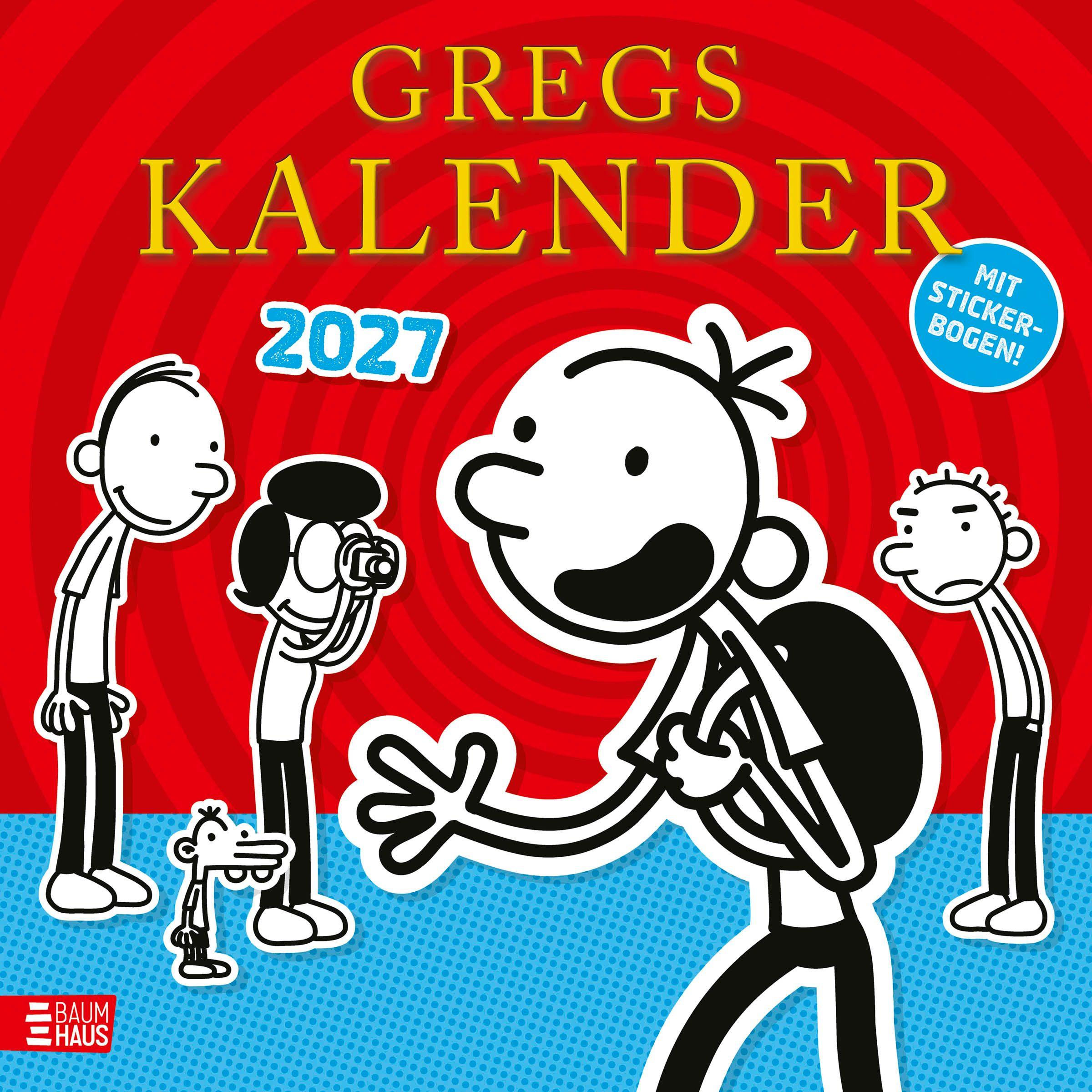 Vorderes Coverbild Gregs Kalender 2027