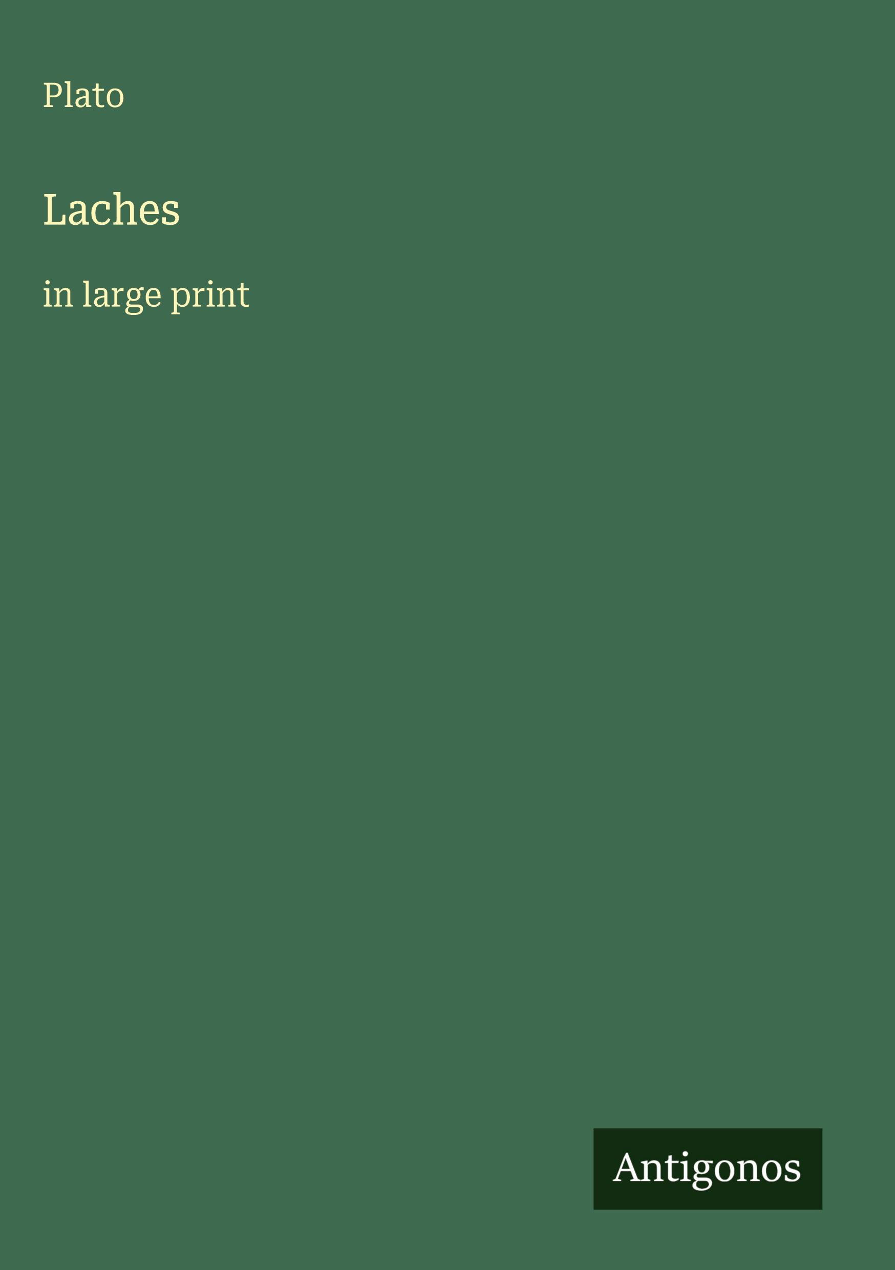 Vorderes Coverbild Laches