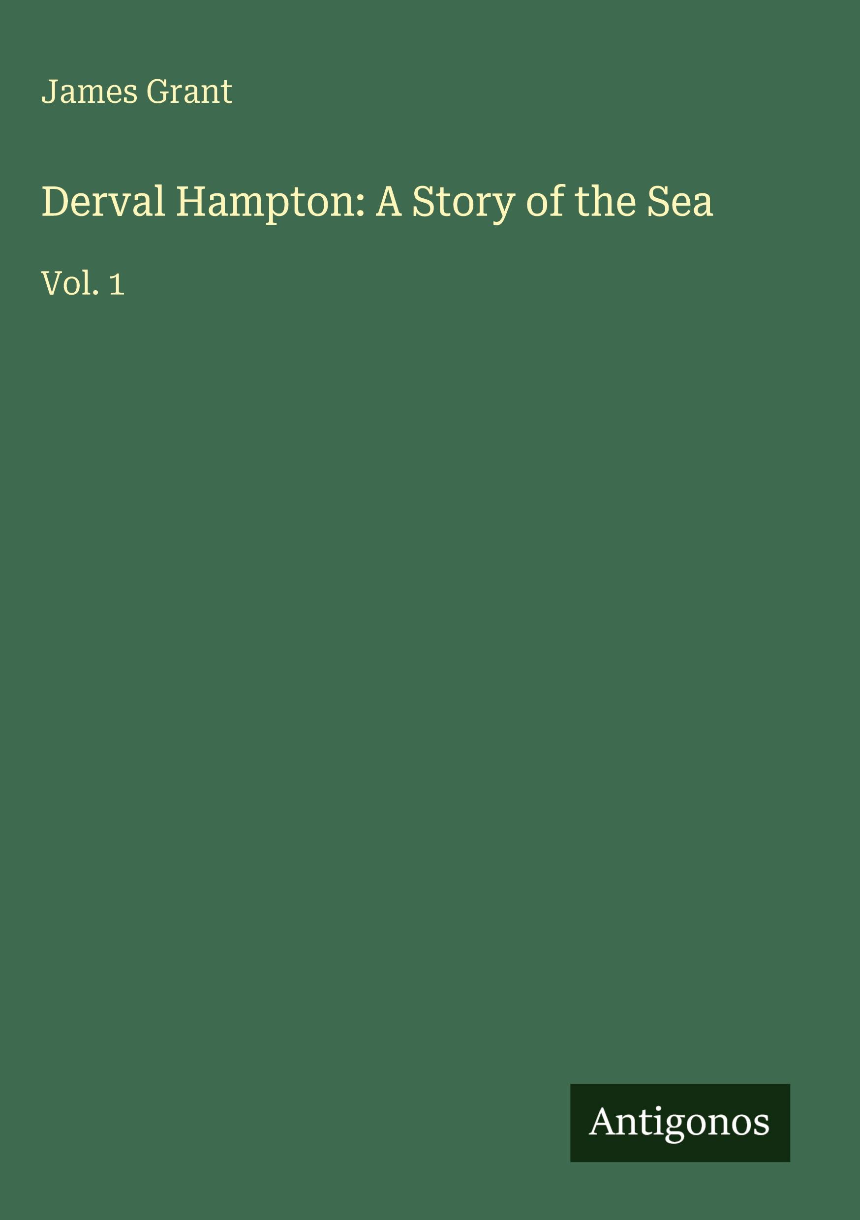 Vorderes Coverbild Derval Hampton: A Story of the Sea