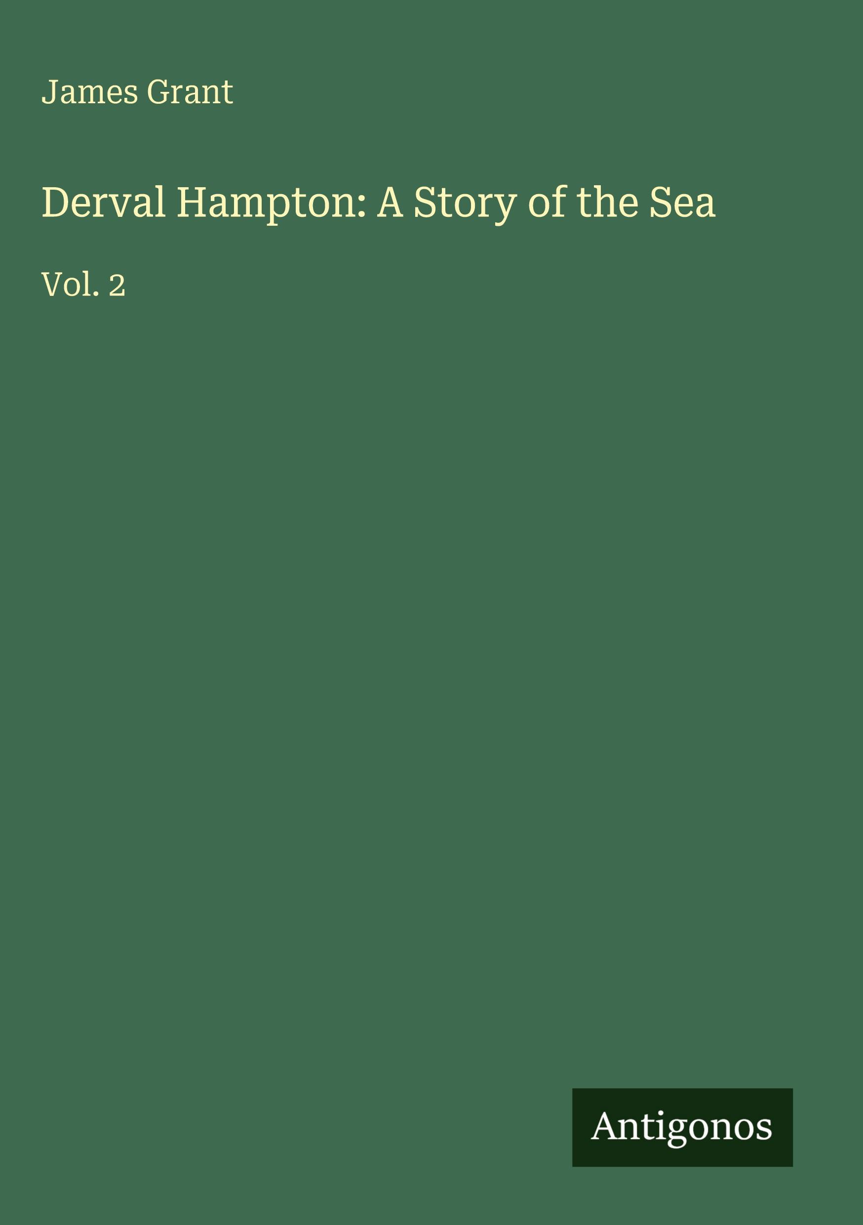 Vorderes Coverbild Derval Hampton: A Story of the Sea