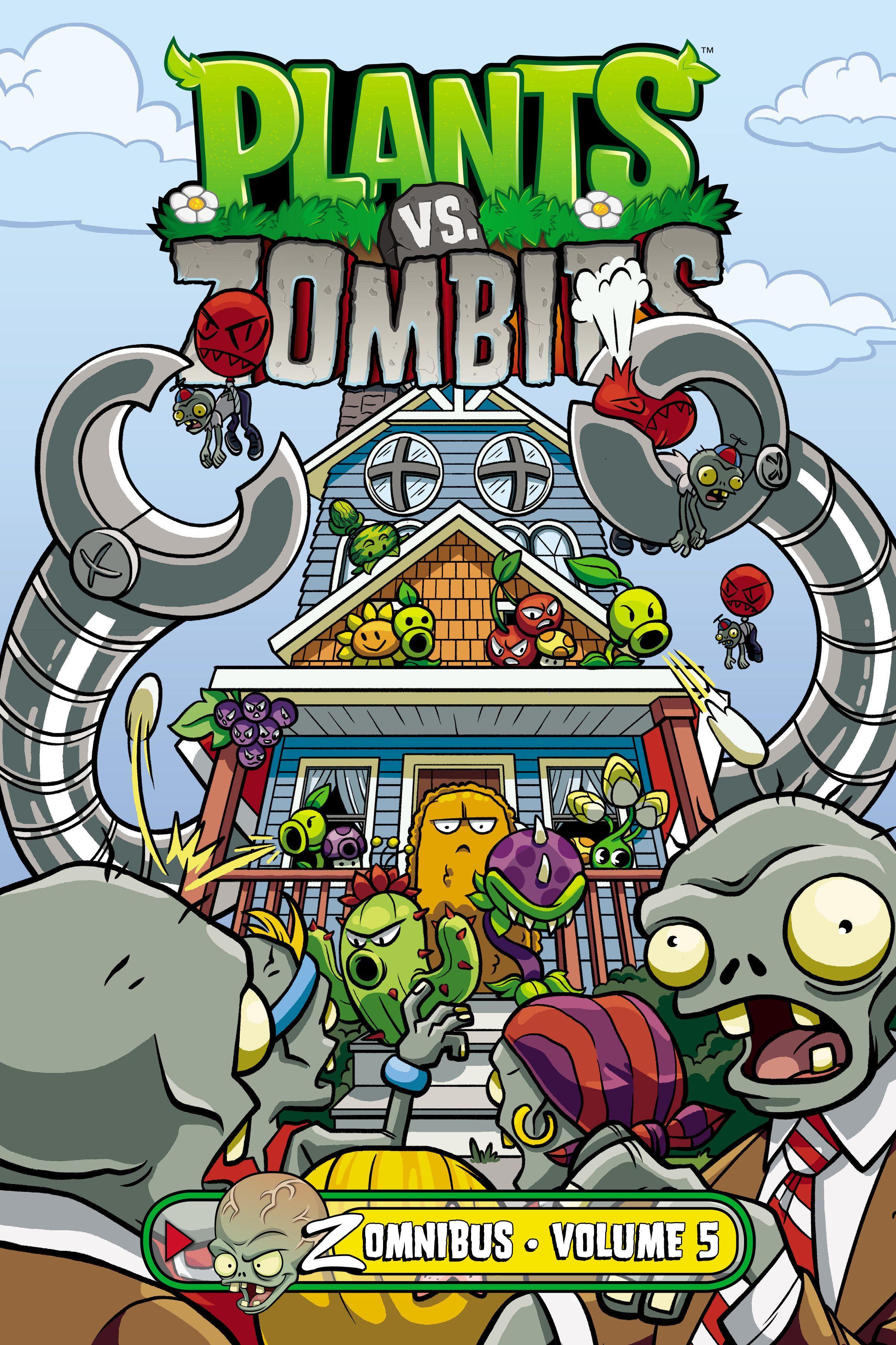 Vorderes Coverbild Plants vs. Zombies Zomnibus Volume 5