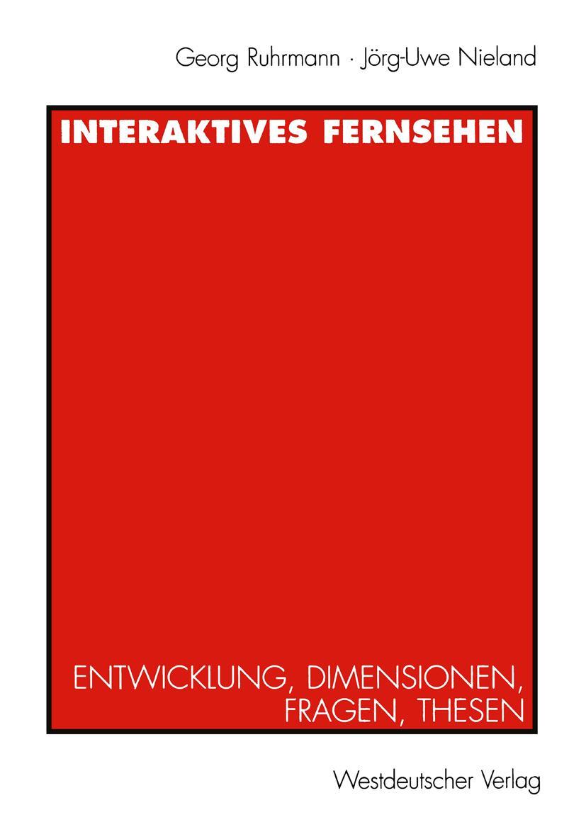 Vorderes Coverbild Interaktives Fernsehen