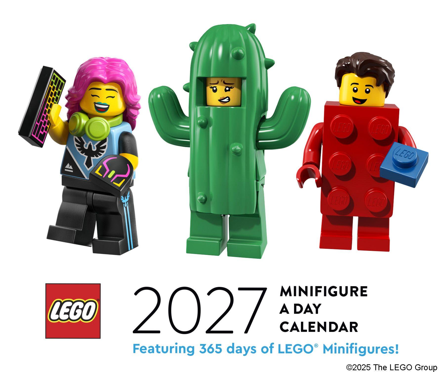 Vorderes Coverbild Lego Minifigure a Day 2027 Daily Calendar
