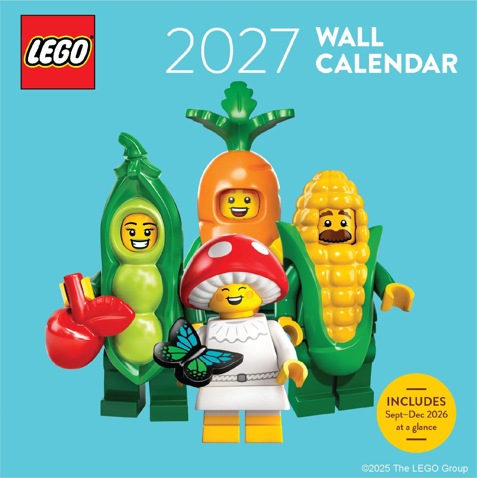 Vorderes Coverbild Lego 2027 Wall Calendar