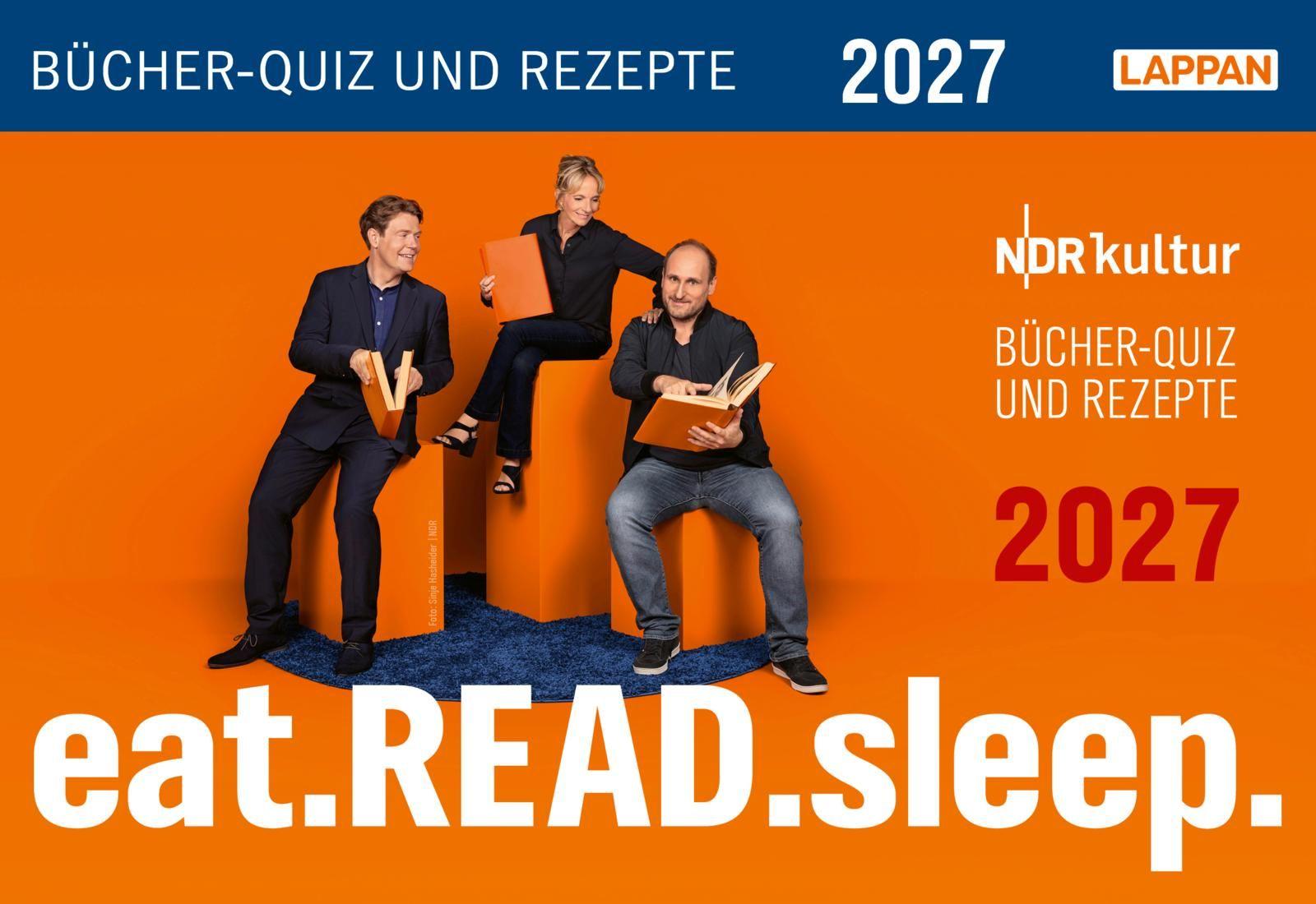 Vorderes Coverbild eat.READ.sleep Tageskalender 2027