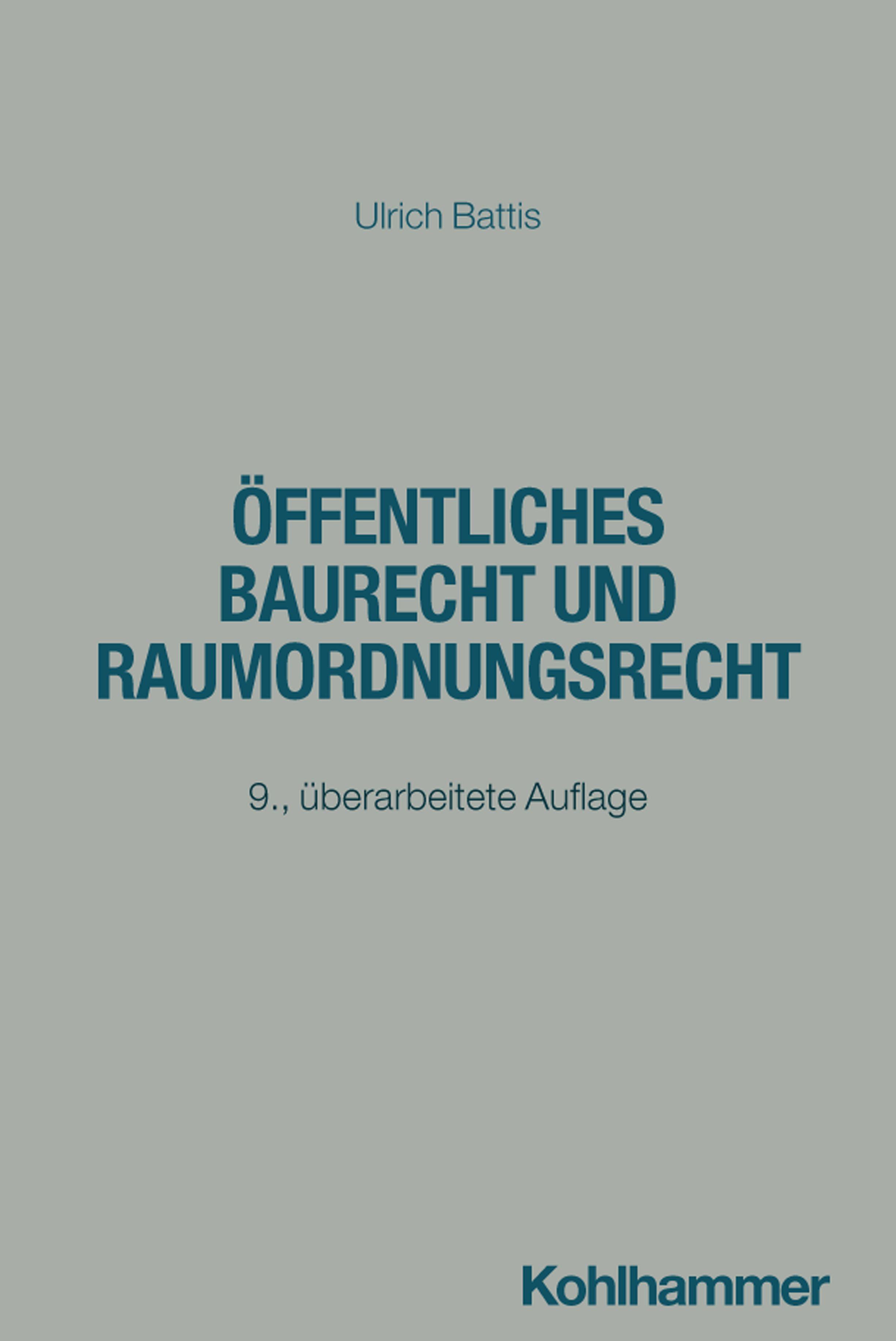 Vorderes Coverbild Öffentliches Baurecht und Raumordnungsrecht