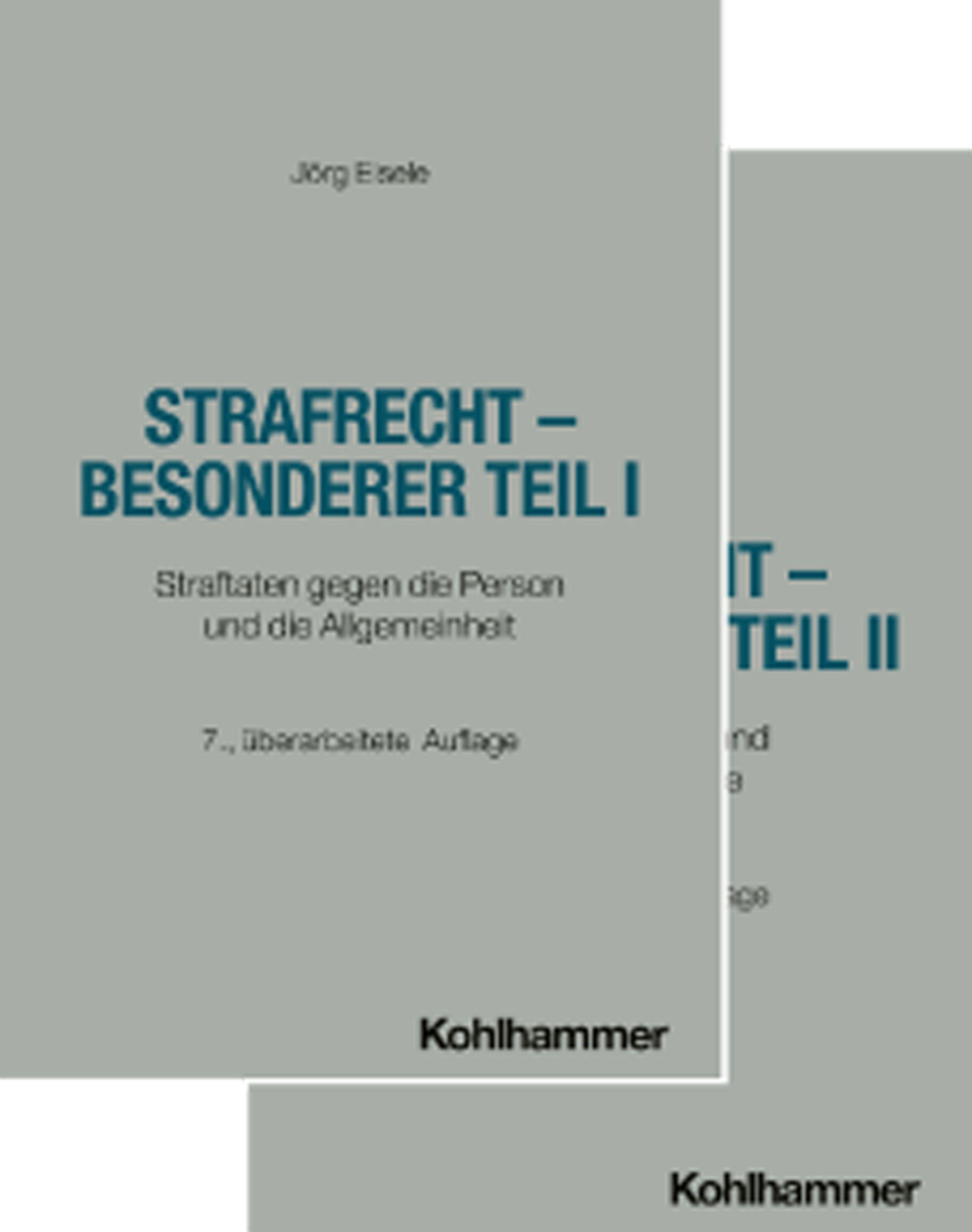 Vorderes Coverbild Strafrecht - Besonderer Teil I + Besonderer Teil II - Paket