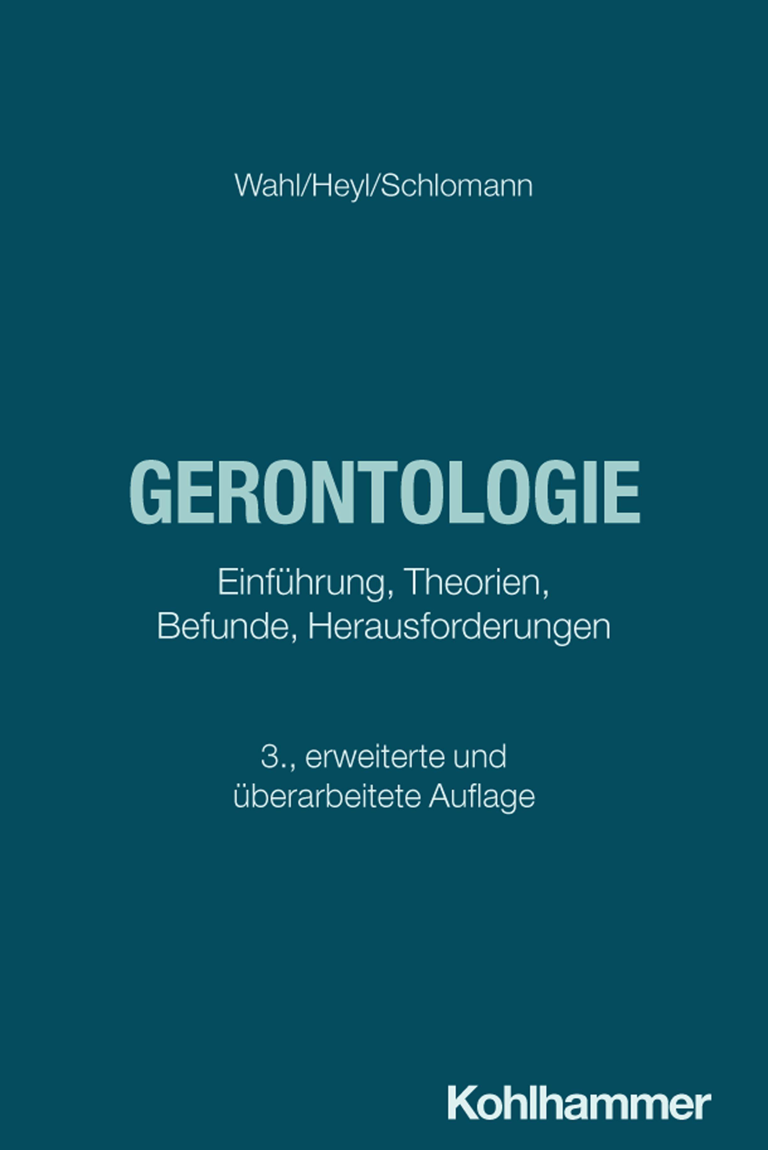 Vorderes Coverbild Gerontologie