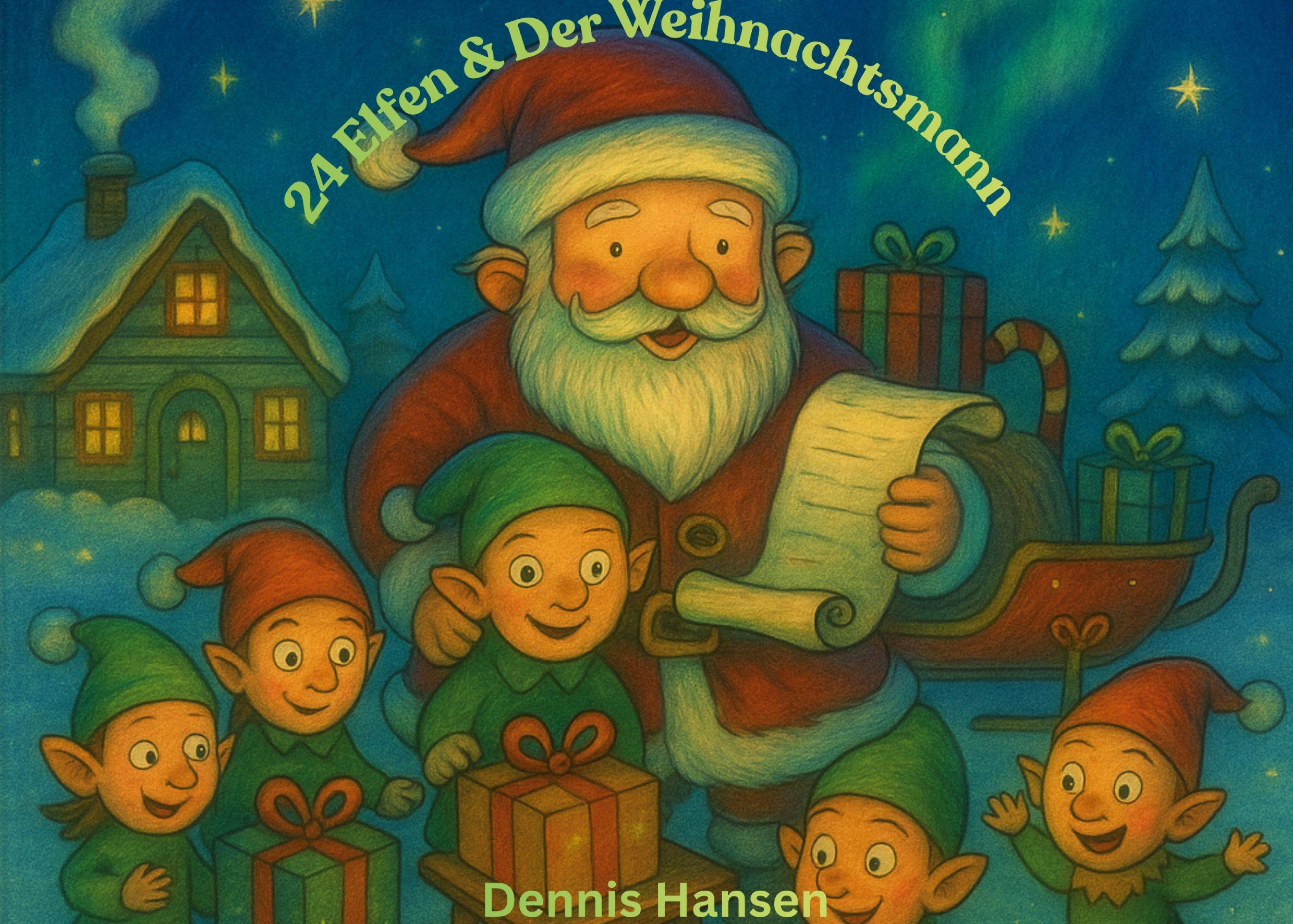 Vorderes Coverbild 24 Elfen & der Weihnachtsmann