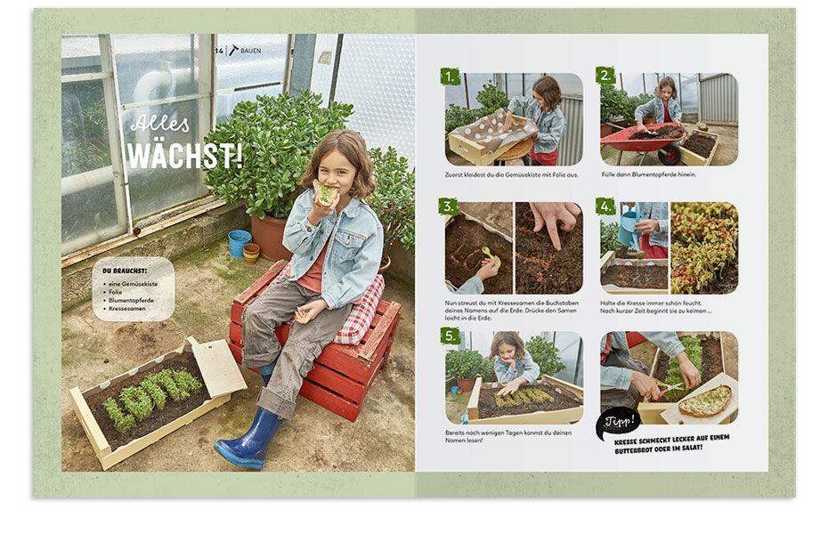 Beispielinhalt (Bild) Mein Sach- und Mach-Frühlings-Buch