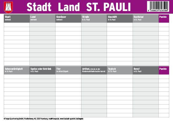 Vorderes Coverbild Hamburg: Stadt Land St. Pauli