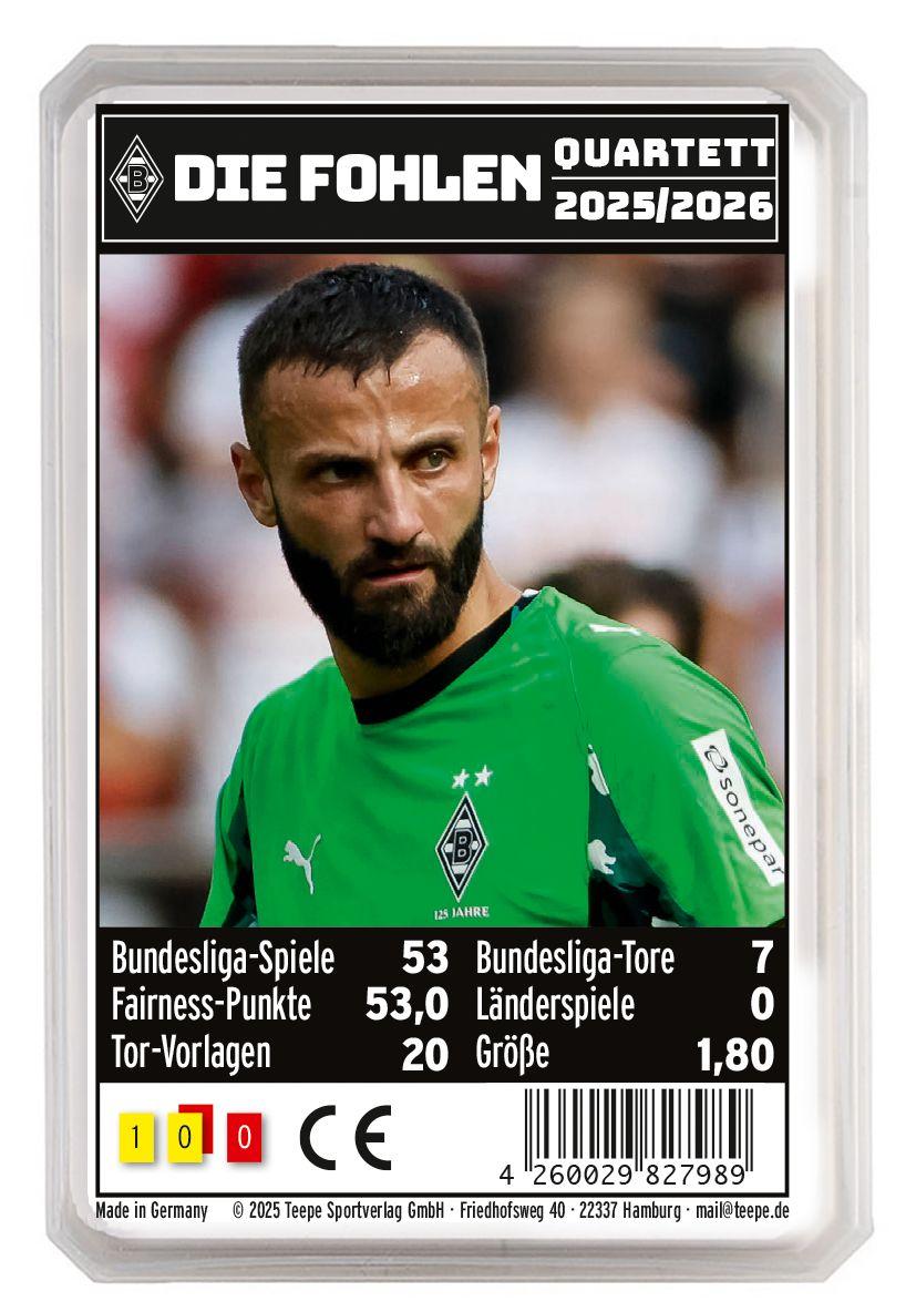 Vorderes Coverbild Gladbach Quartett 25/26