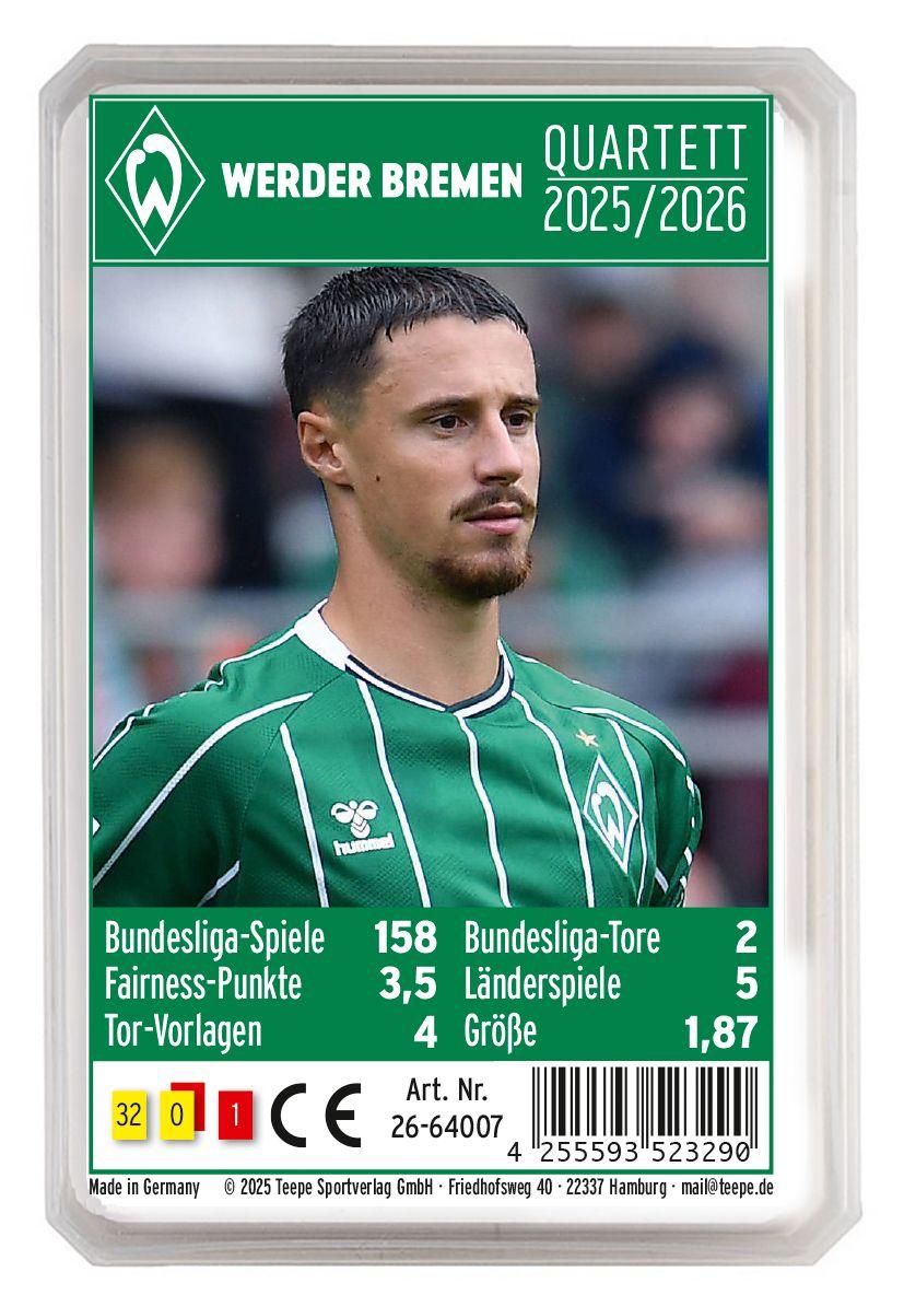 Vorderes Coverbild Werder Bremen Quartett 25/26