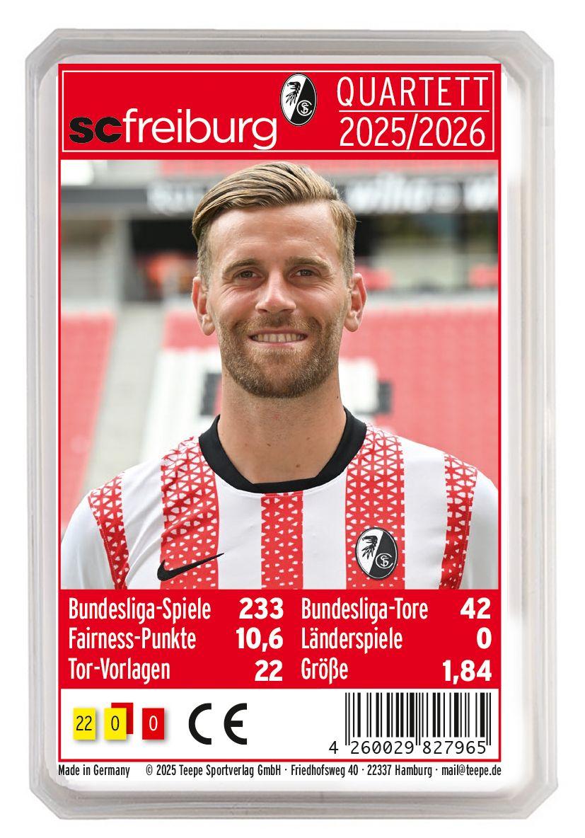 Vorderes Coverbild SC Freiburg Quartett 25/26
