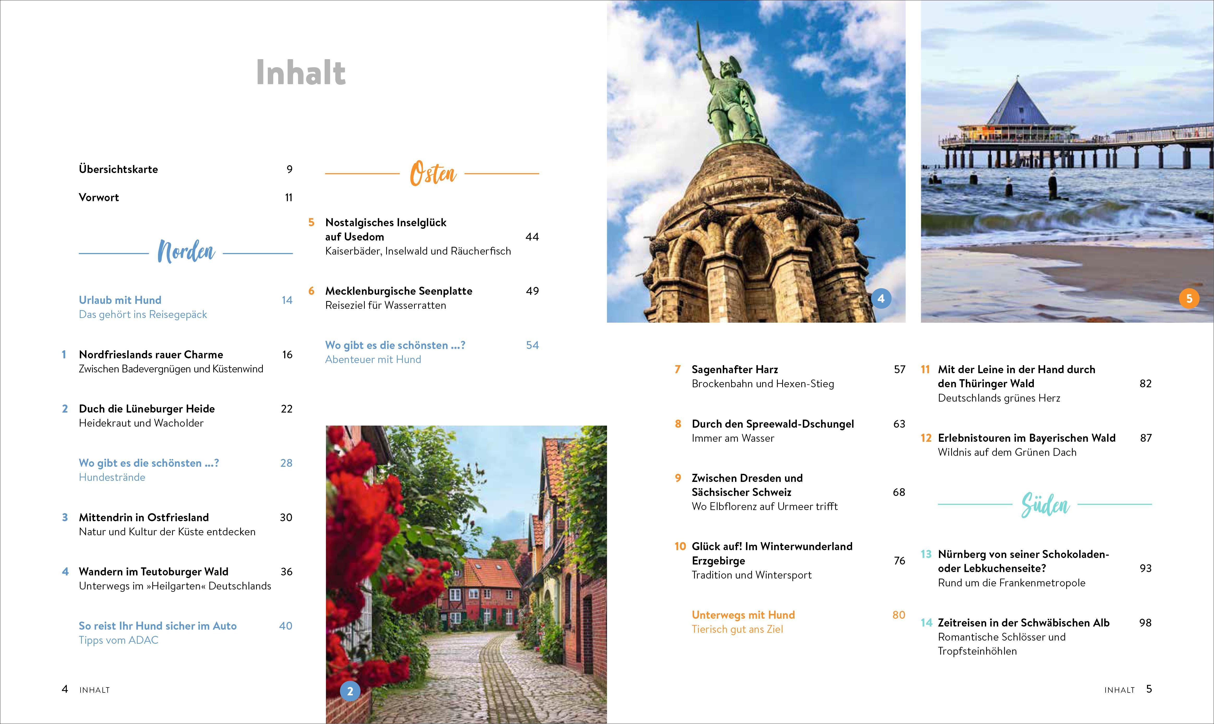 Beispielinhalt (Bild) Deutschland mit Hund