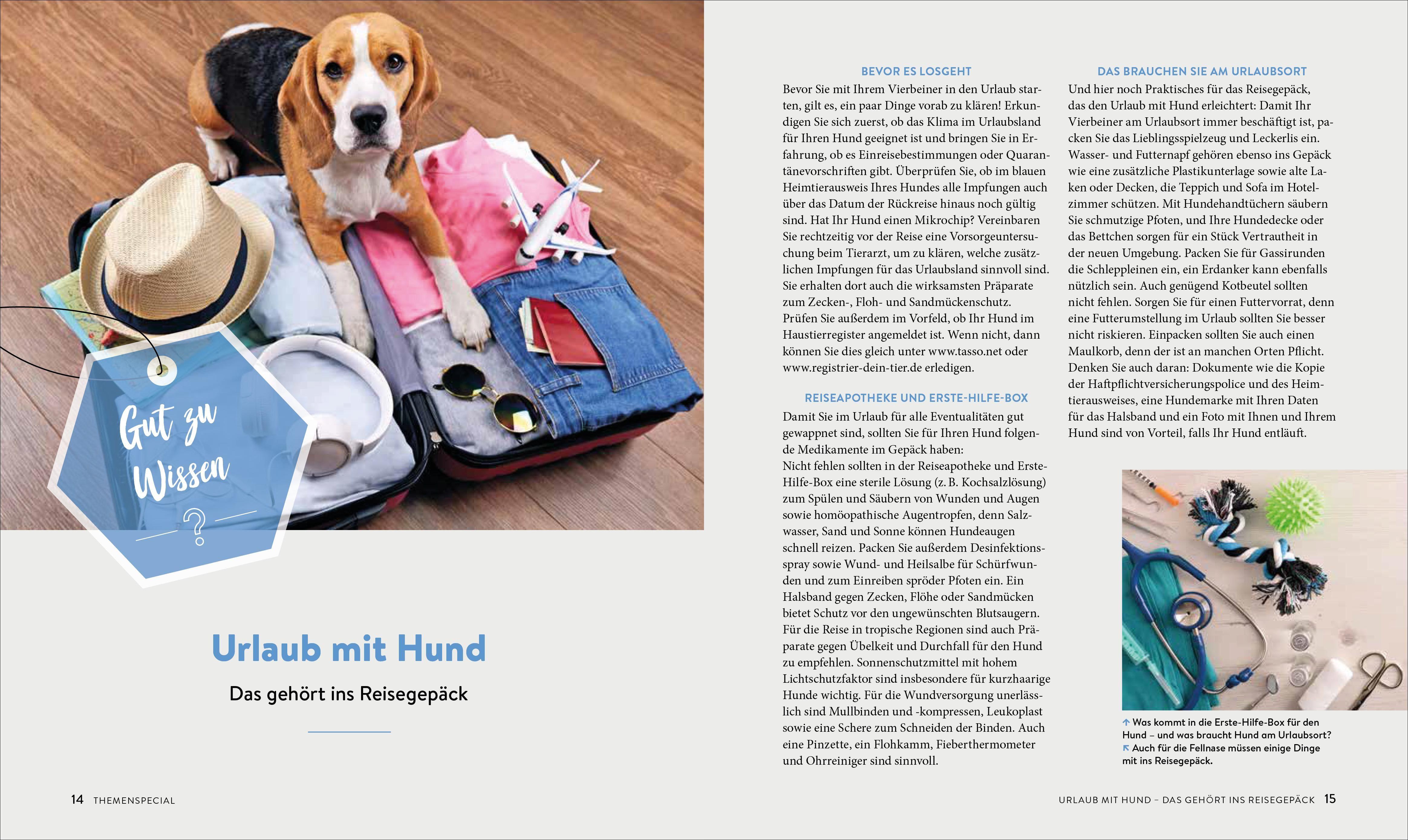 Beispielinhalt (Bild) Deutschland mit Hund