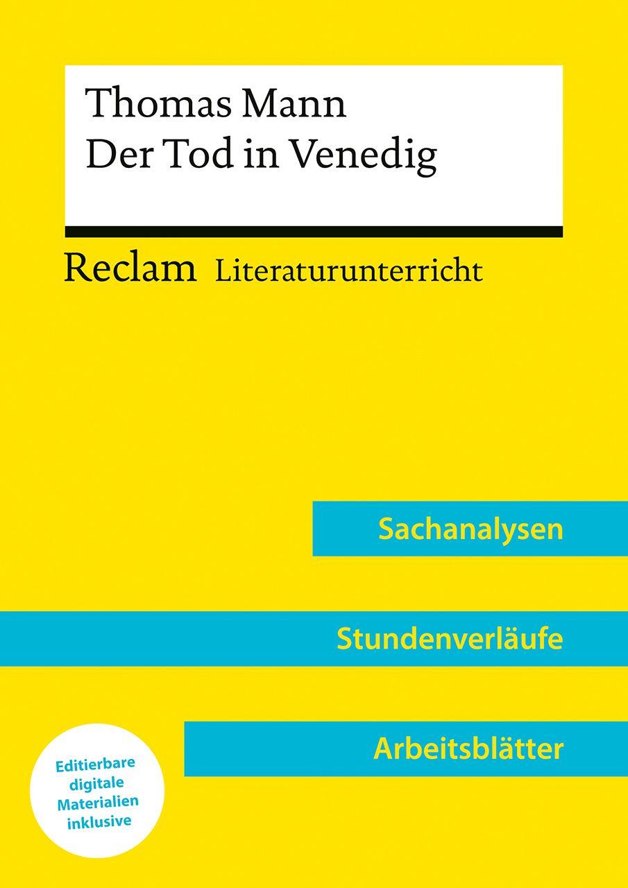 Vorderes Coverbild Thomas Mann: Der Tod in Venedig (Lehrerband)