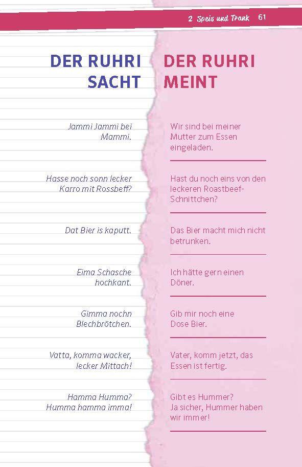 Beispielinhalt (Bild) Langenscheidt So geht Mundart Ruhrpott