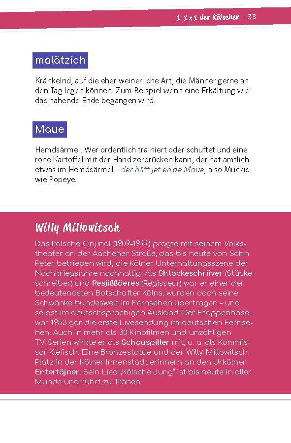 Beispielinhalt (Bild) Langenscheidt So geht Mundart Kölsch