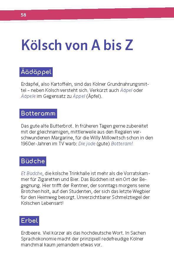 Beispielinhalt (Bild) Langenscheidt So geht Mundart Kölsch