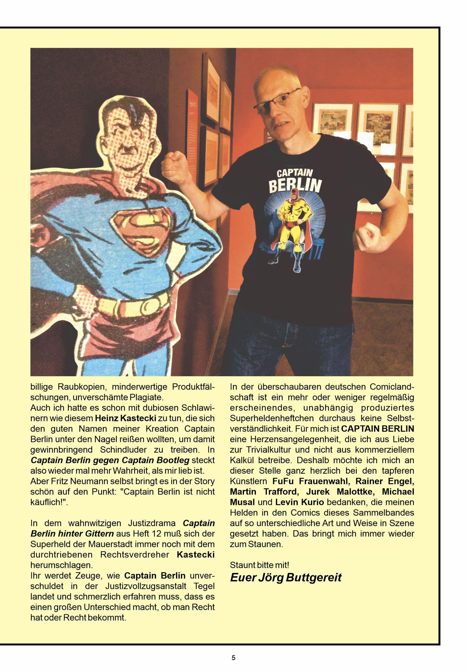 Beispielinhalt (Bild) Captain Berlin - Sammelband 3