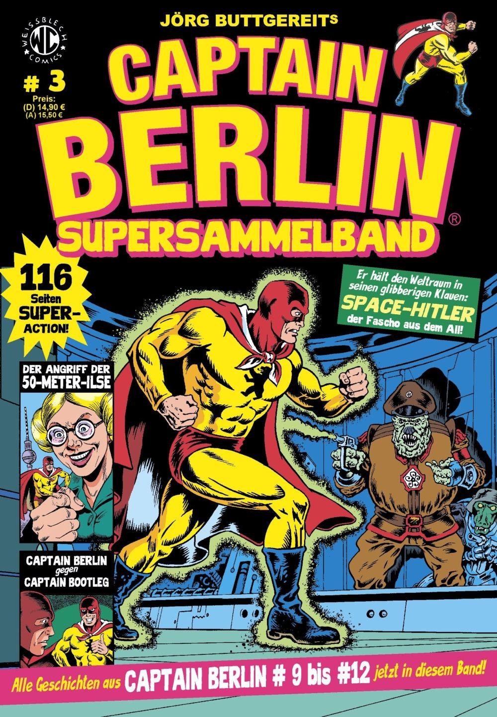 Vorderes Coverbild Captain Berlin - Sammelband 3