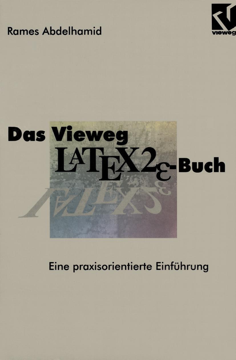 Vorderes Coverbild Das Vieweg LATEX2¿-Buch