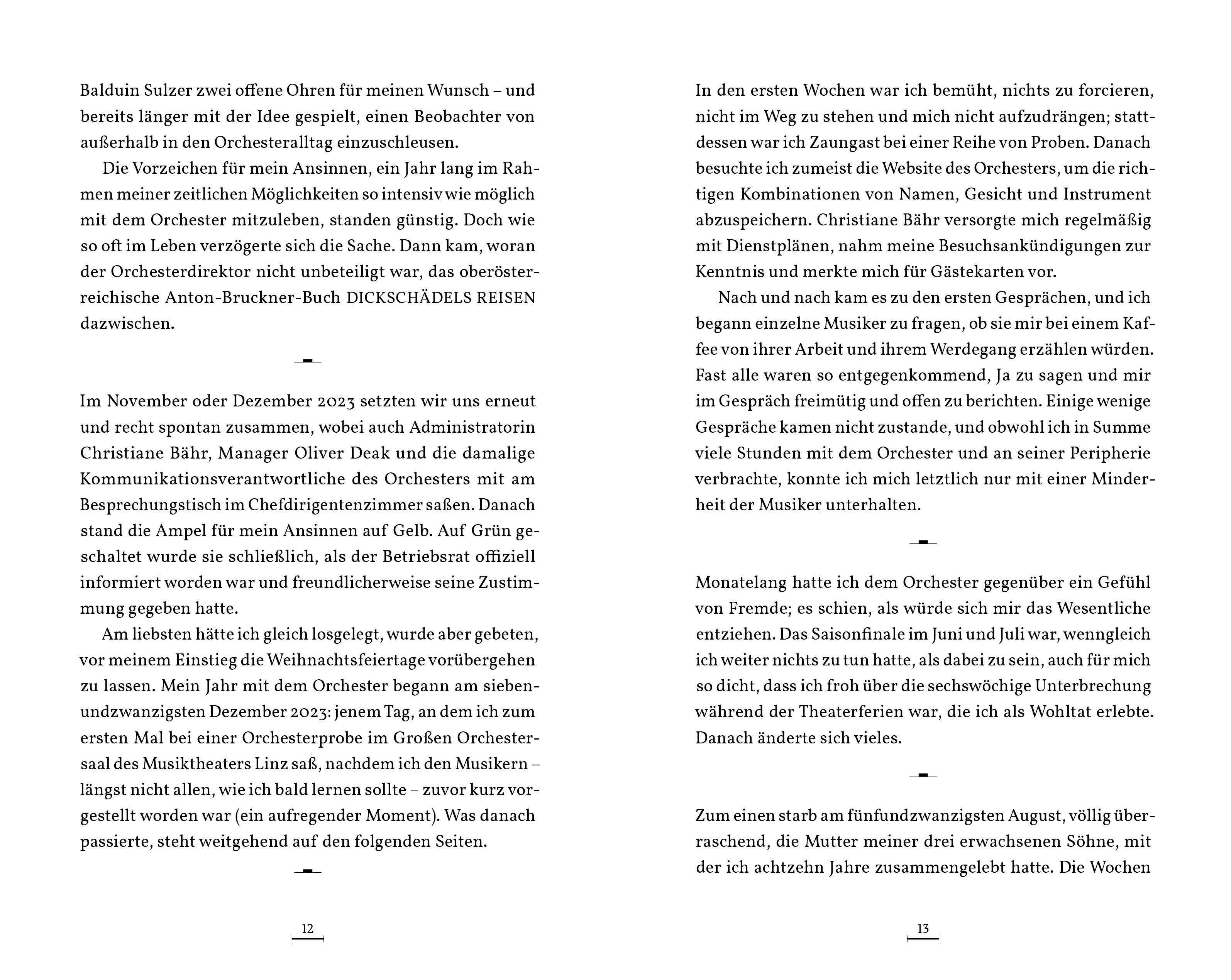 Beispielinhalt (Bild) Unterwegs mit einem Orchester