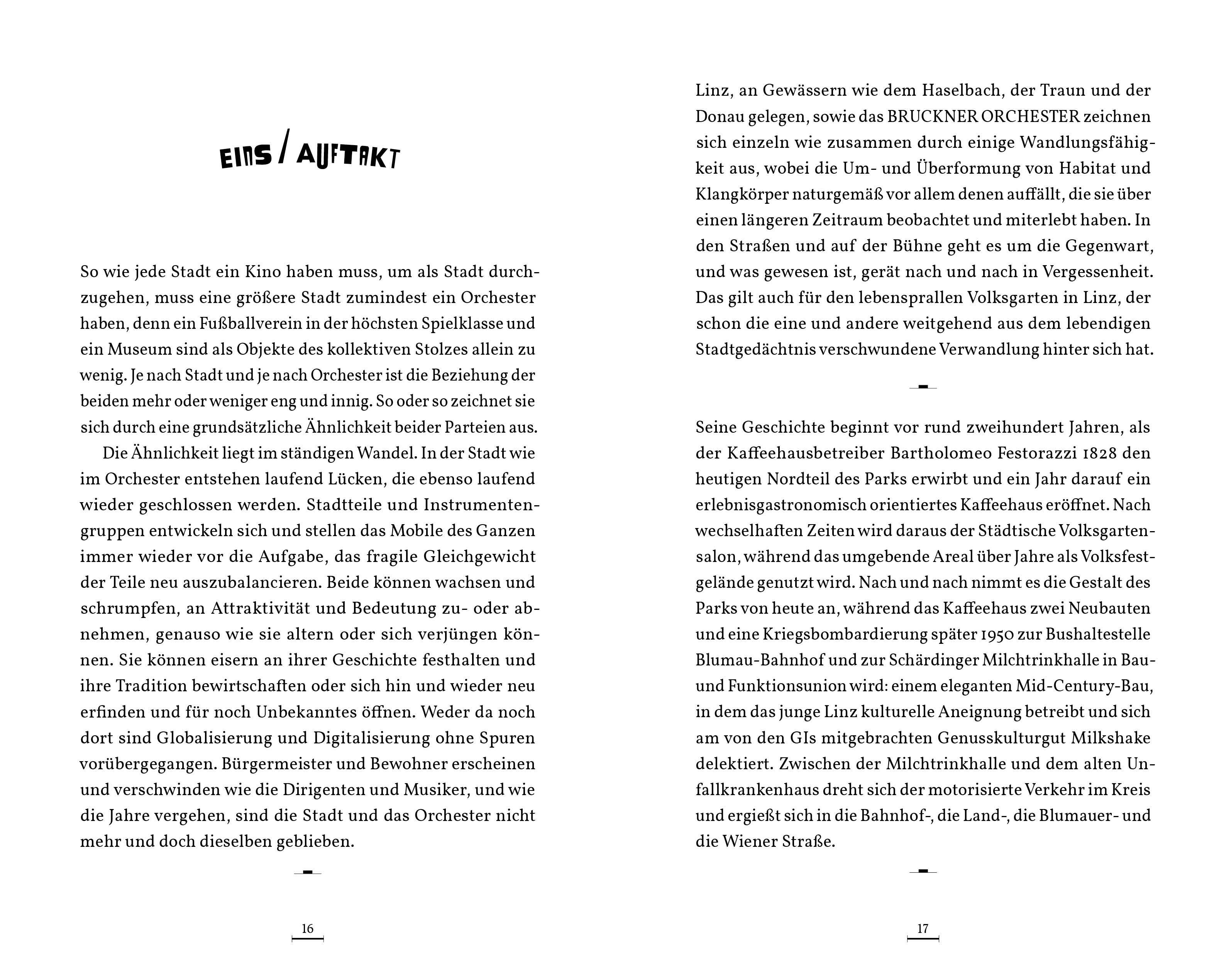 Beispielinhalt (Bild) Unterwegs mit einem Orchester