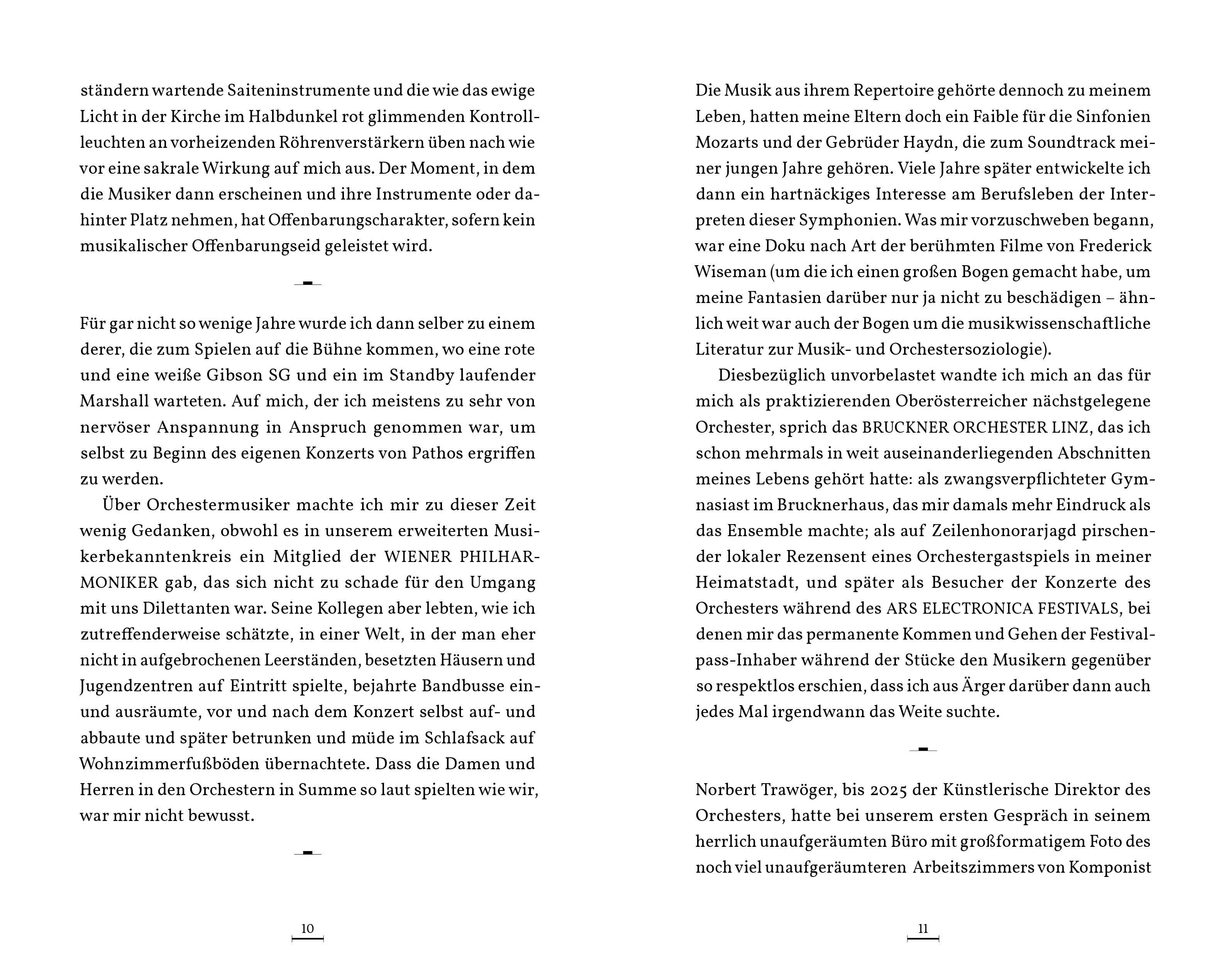 Beispielinhalt (Bild) Unterwegs mit einem Orchester