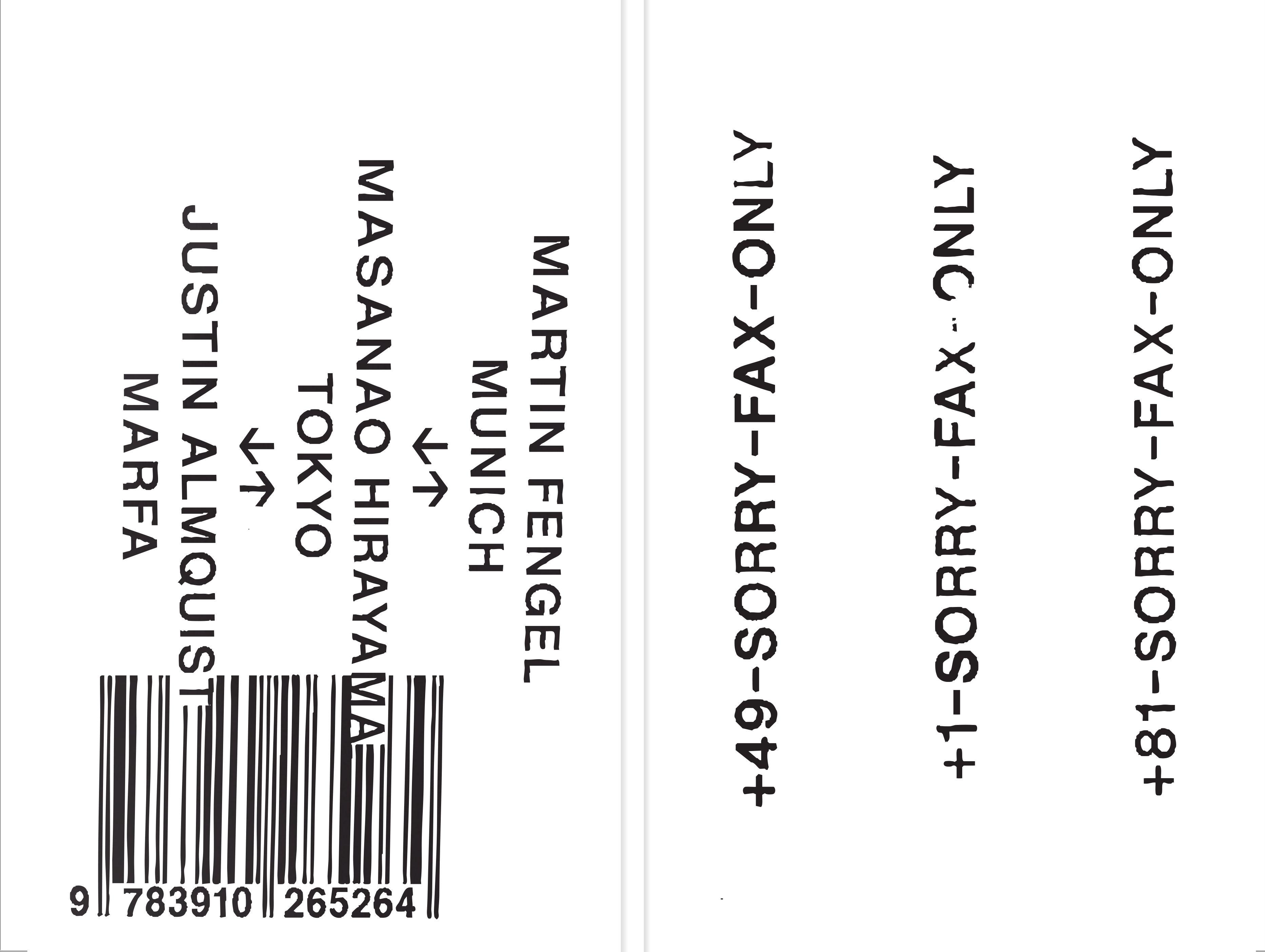 Vorderes Coverbild Sorry Fax Only